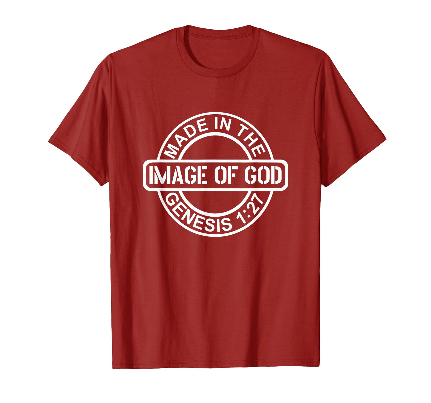 Made In The Image Of God - Genesis 1:27 | Christian Worship T-Shirt