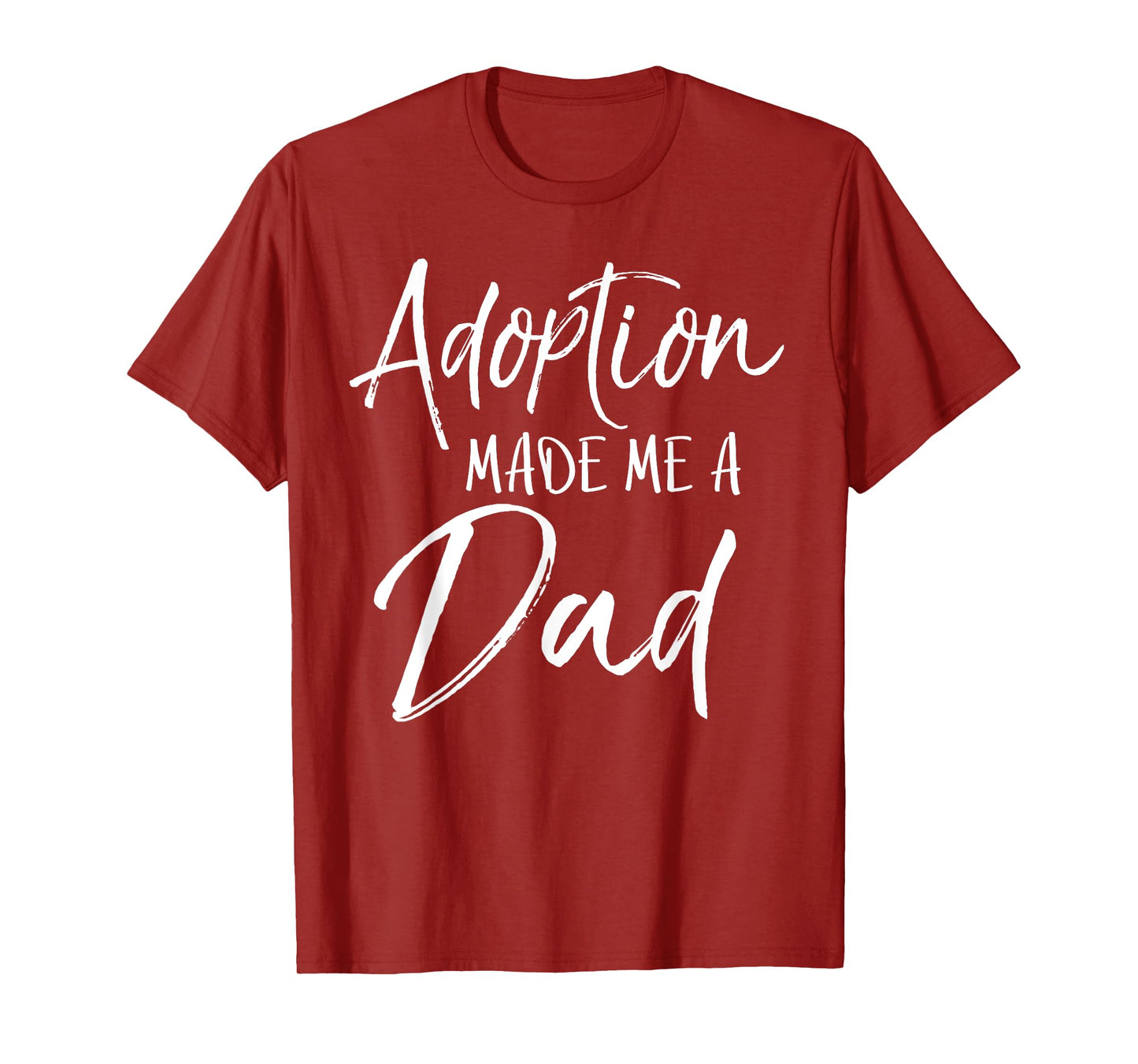 Adoption Made Me a Dad Shirt Vintage Christian Adopt Tee T-Shirt