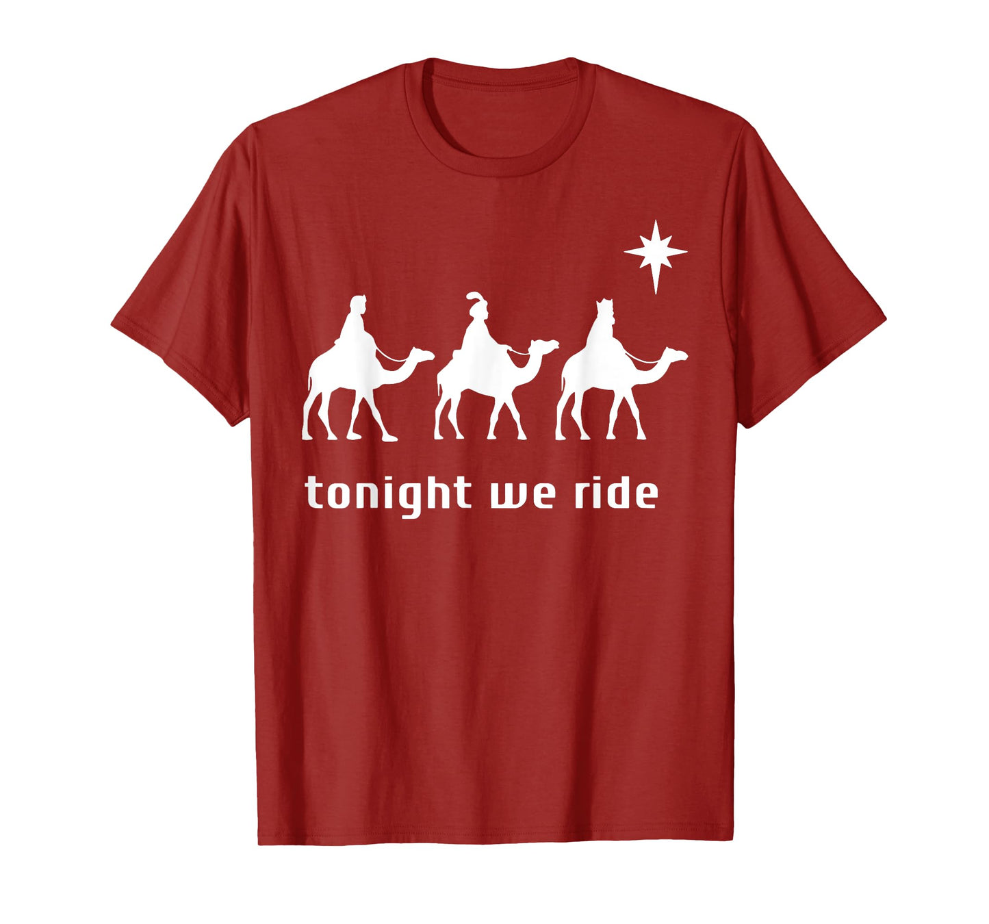 Funny Tonight We Ride Tee Shirt - Unisex T-Shirt - Black - Small - Modern Cross Print Straight Fit - Short Sleeve - Lightweight, Cross Print