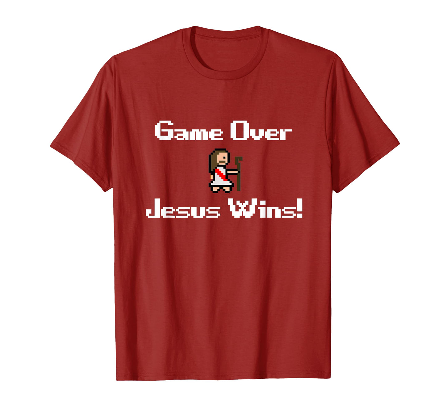 Funny Christian Game over Jesus wins, gaming, faith, bible T-Shirt