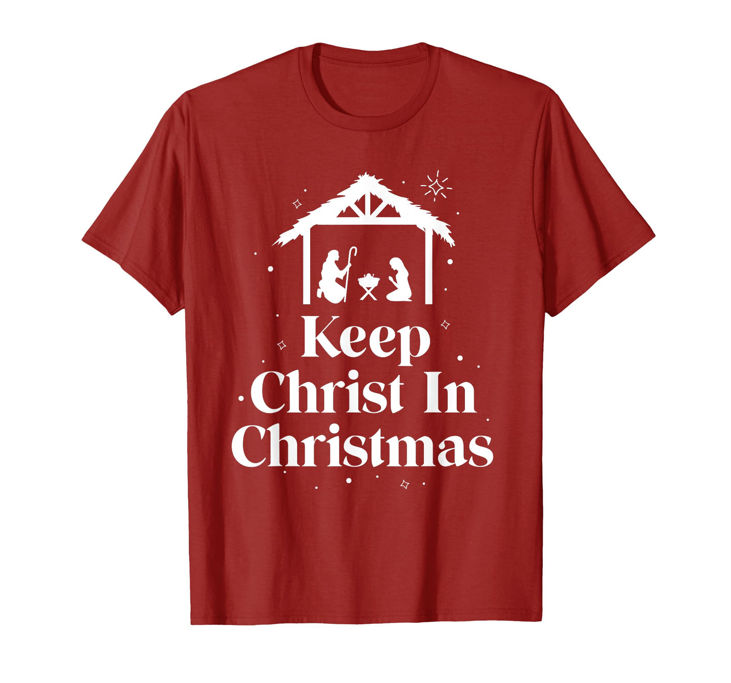 Keep Christ In Christmas Jesus Christian Womens Christmas T-Shirt