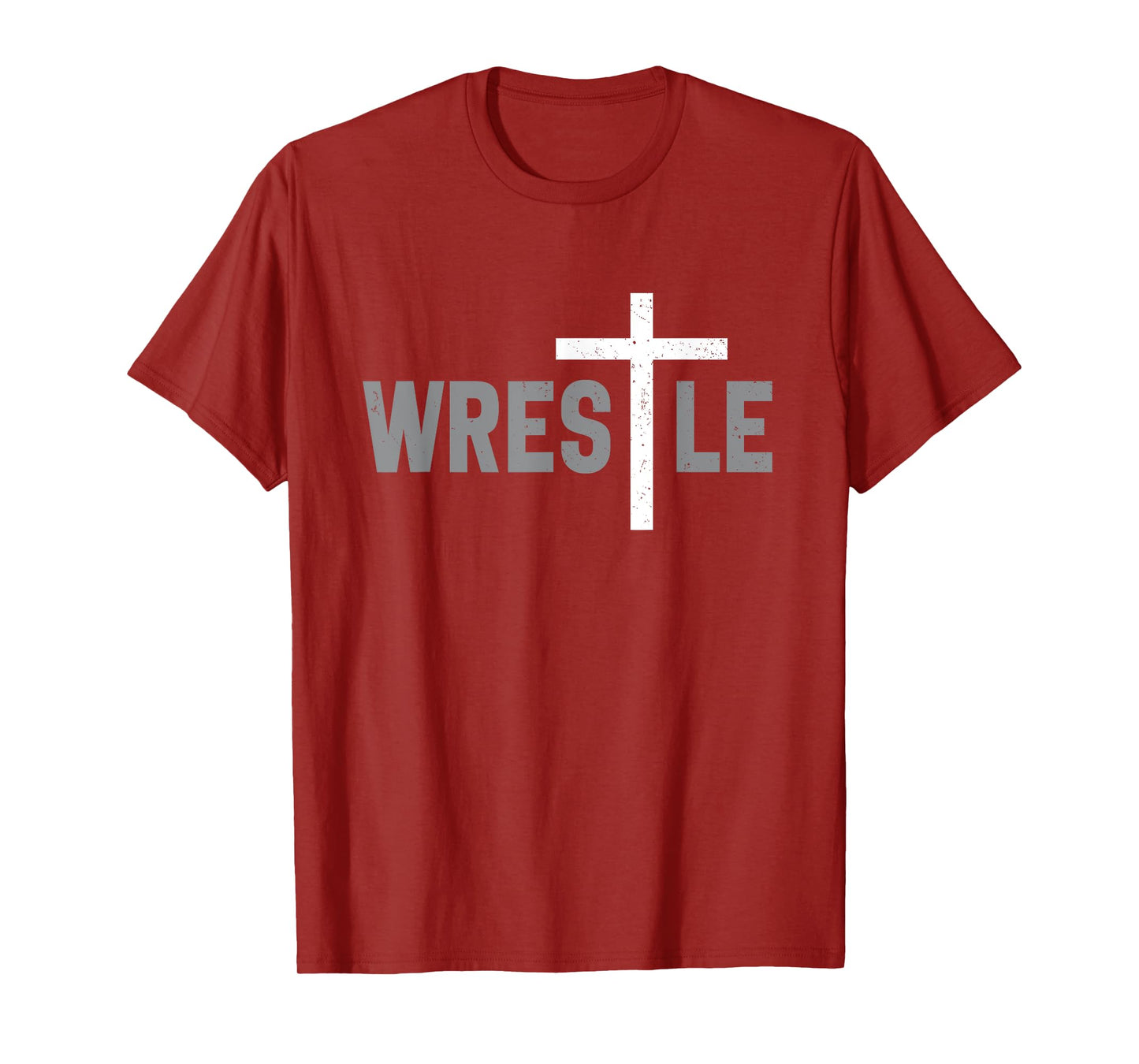 Wrestle Christian Wrestler Cross T-Shirt