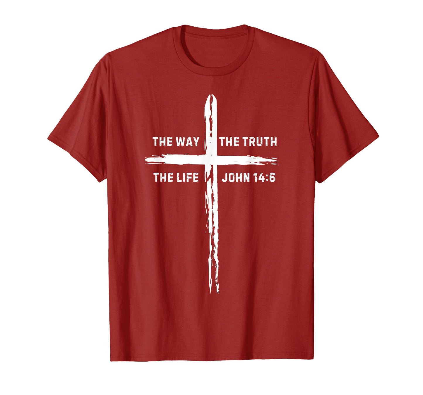 Jesus Cross The Way Truth Life Men Women Kids Christian T-Shirt