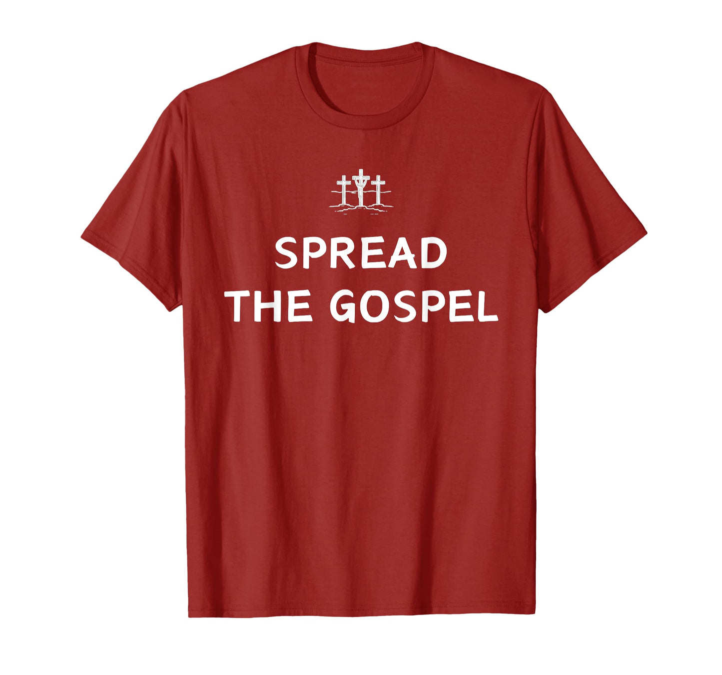 Spread The Gospel Jesus Is King Christian Cross T-Shirt