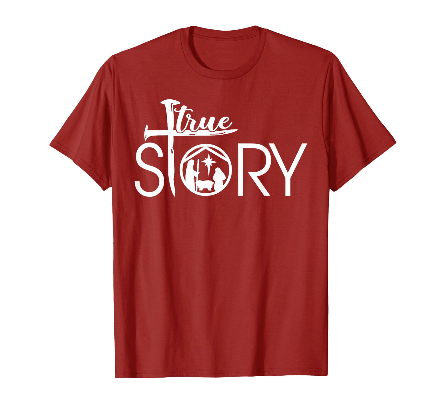 True Story of Jesus Birth Christmas Nativity Christmas gifts T-Shirt