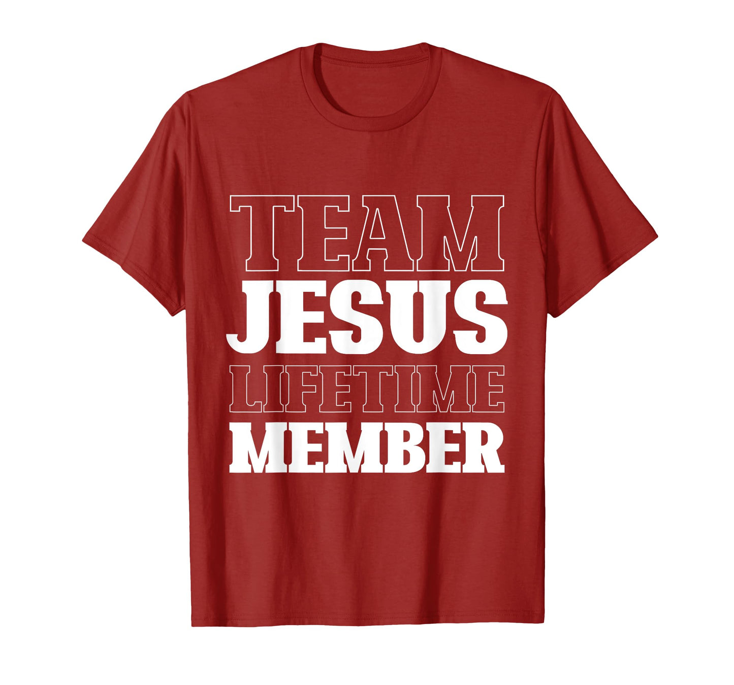Team Jesus Lifetime Member Funny Religion Christian Gifts T-Shirt