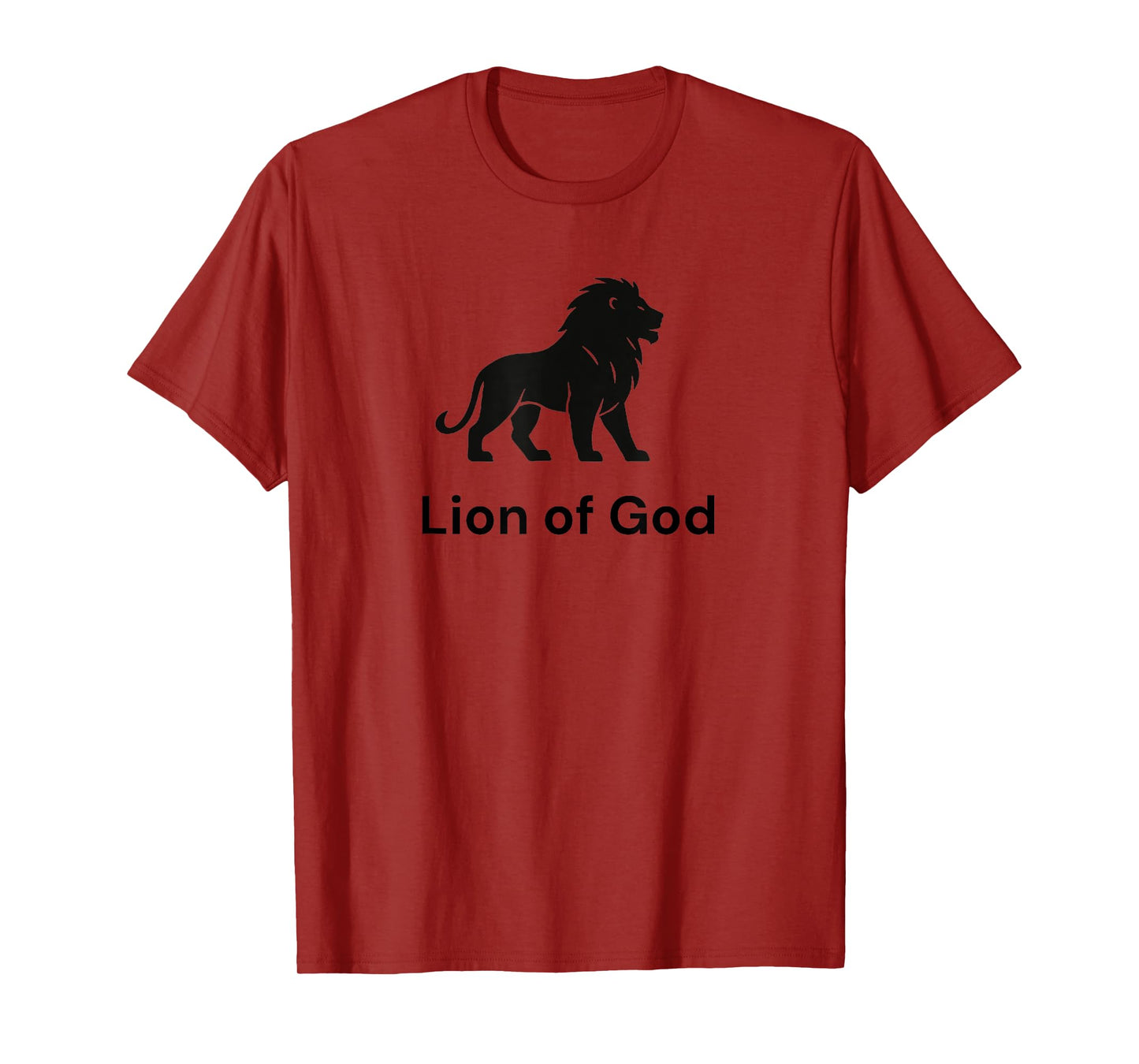 Lion of God | Christian Faith Minimalistic T-Shirt