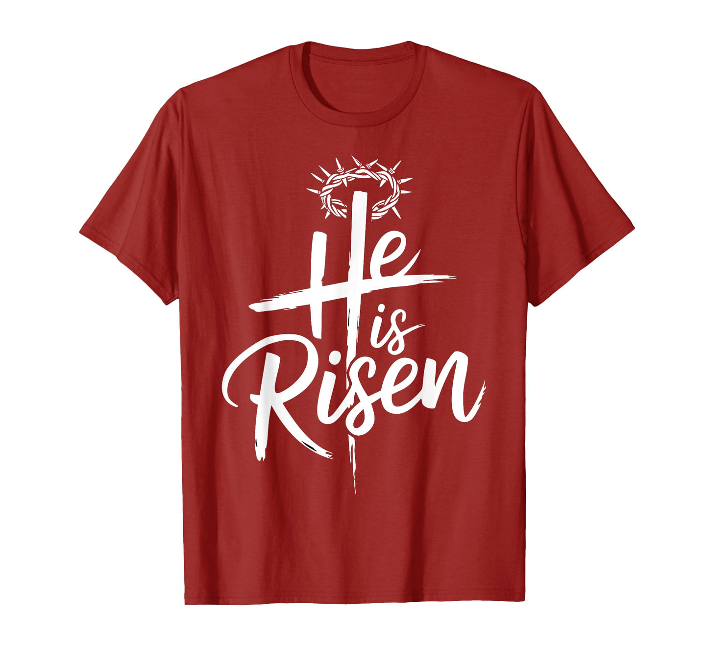 He is risen jesus cross for religious christian easter T-Shirt