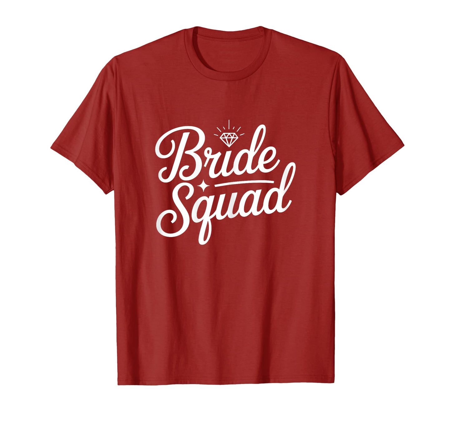 Bride Squad Shirt Women Bridesmaid Bachelorette Bridal Party T-Shirt