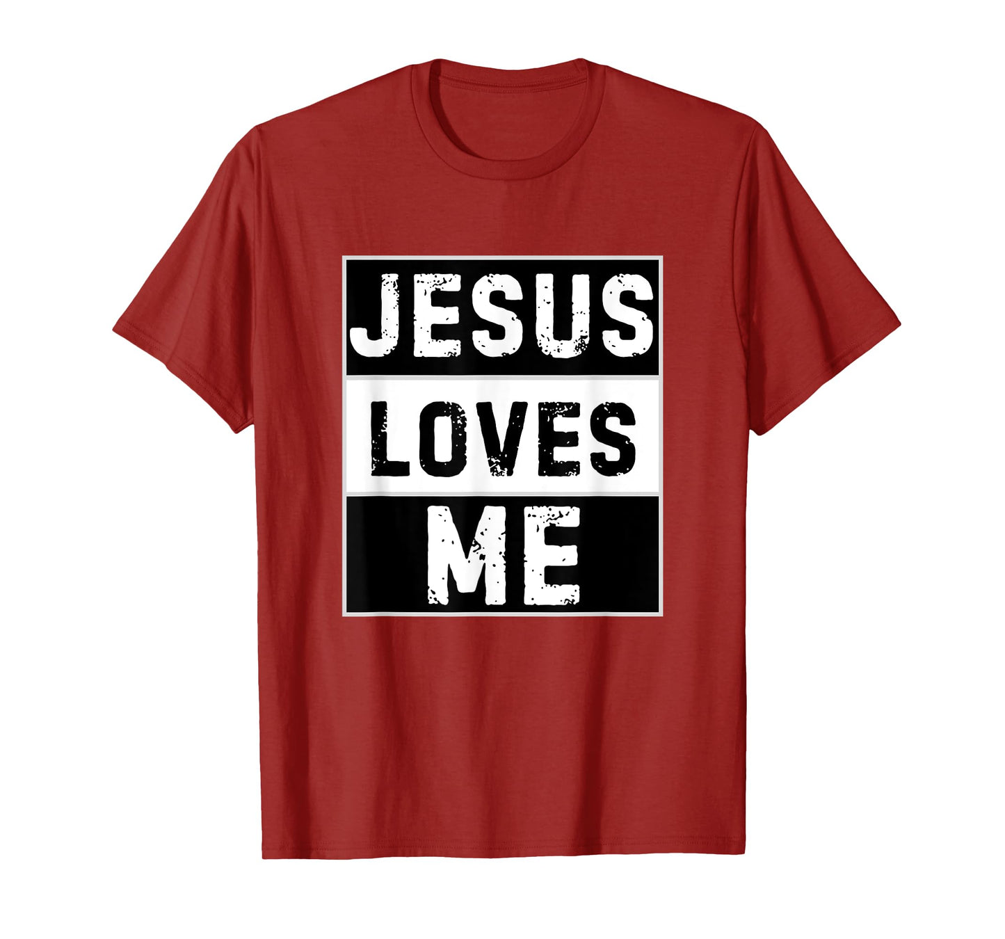 Jesus Loves Me Funny Jesus Adult Kids Toddler Baby 5T 4T 3T T-Shirt