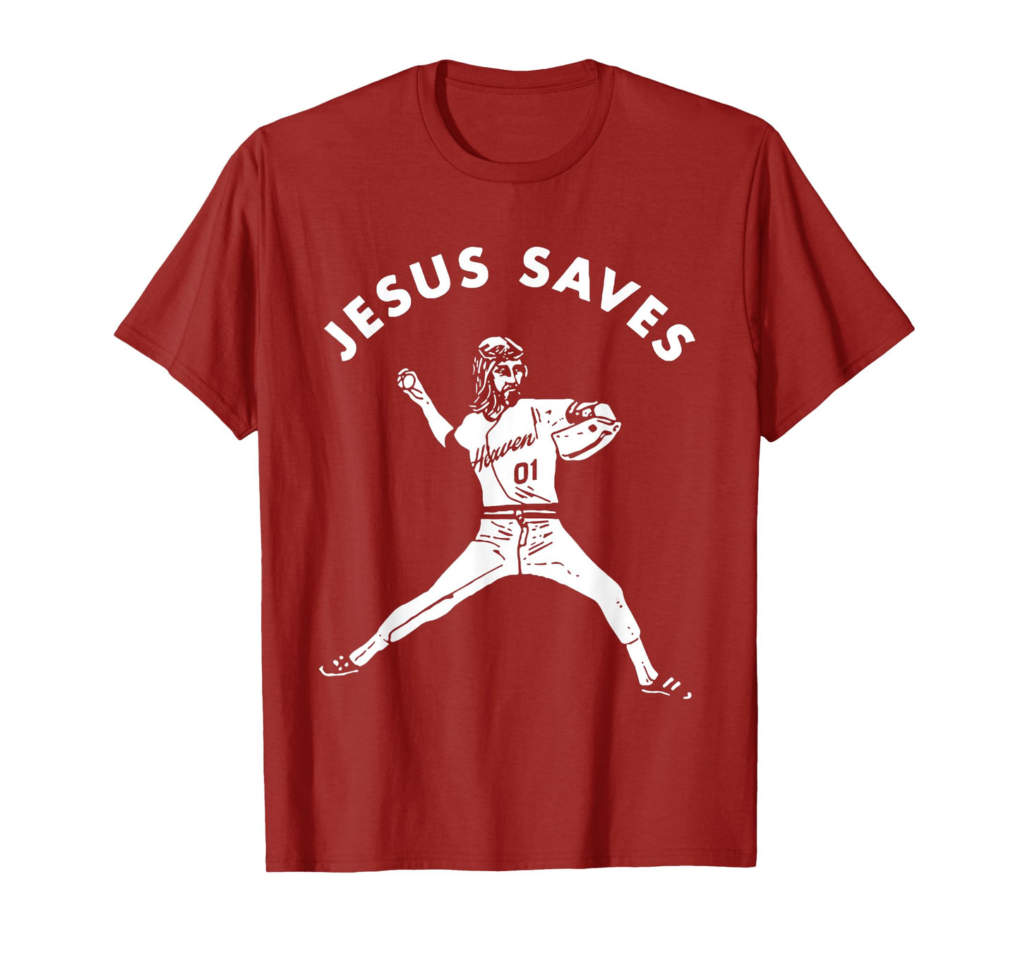 Jesus Saves Religious Christian Faith Baseball Shirt T-Shirt