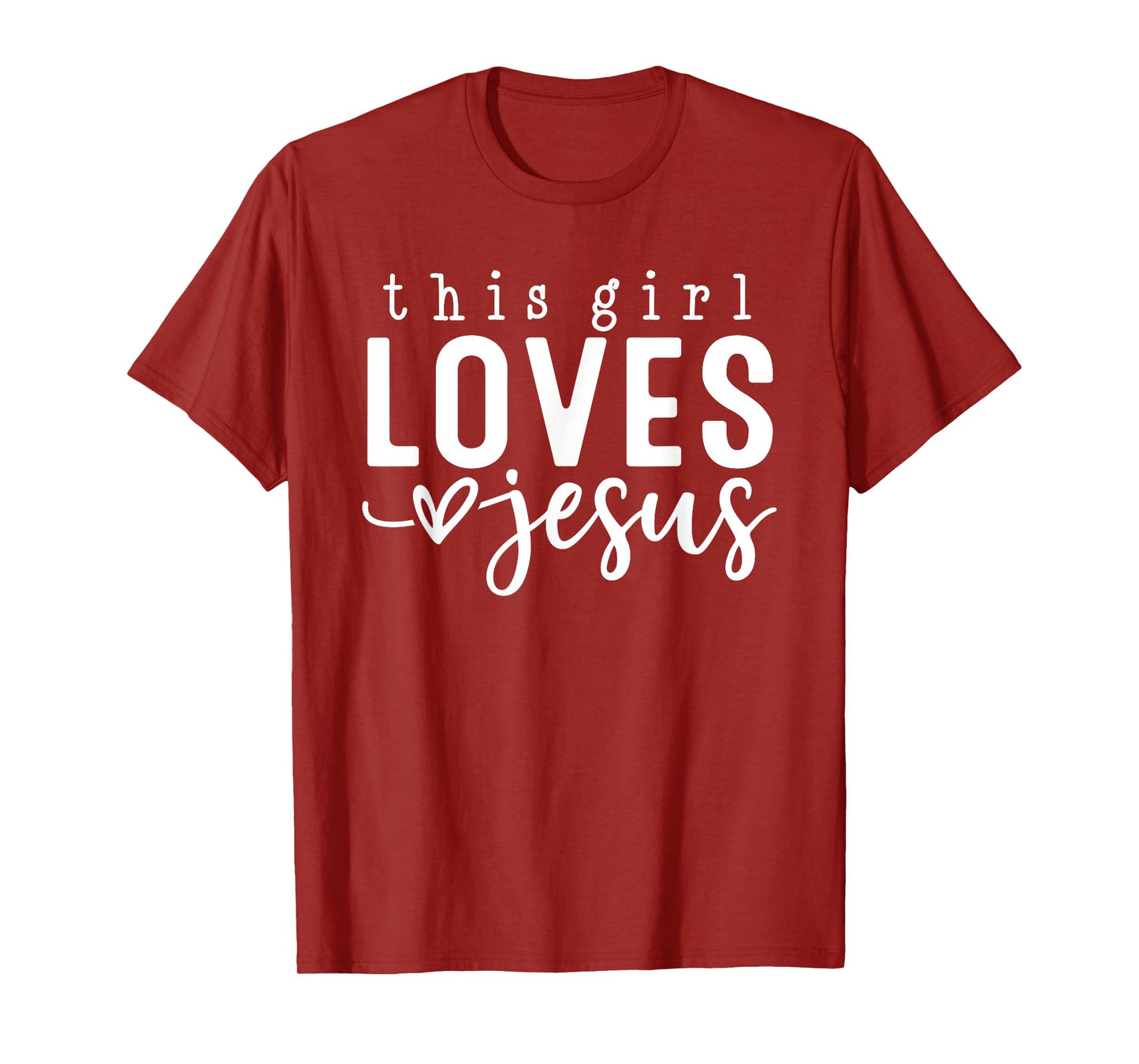 This Girl Loves Jesus Faithful Devotion T-Shirt