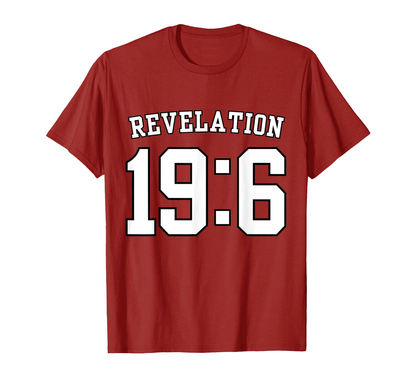 Revelation 19:6 Sports Jersey Christian Scripture Design T-Shirt