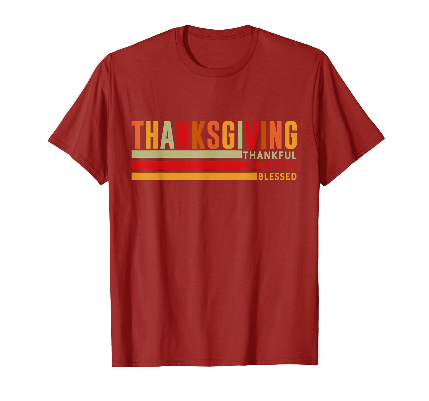 Thanksgiving Thankful Grateful Blessed Thanksgiving T-Shirt