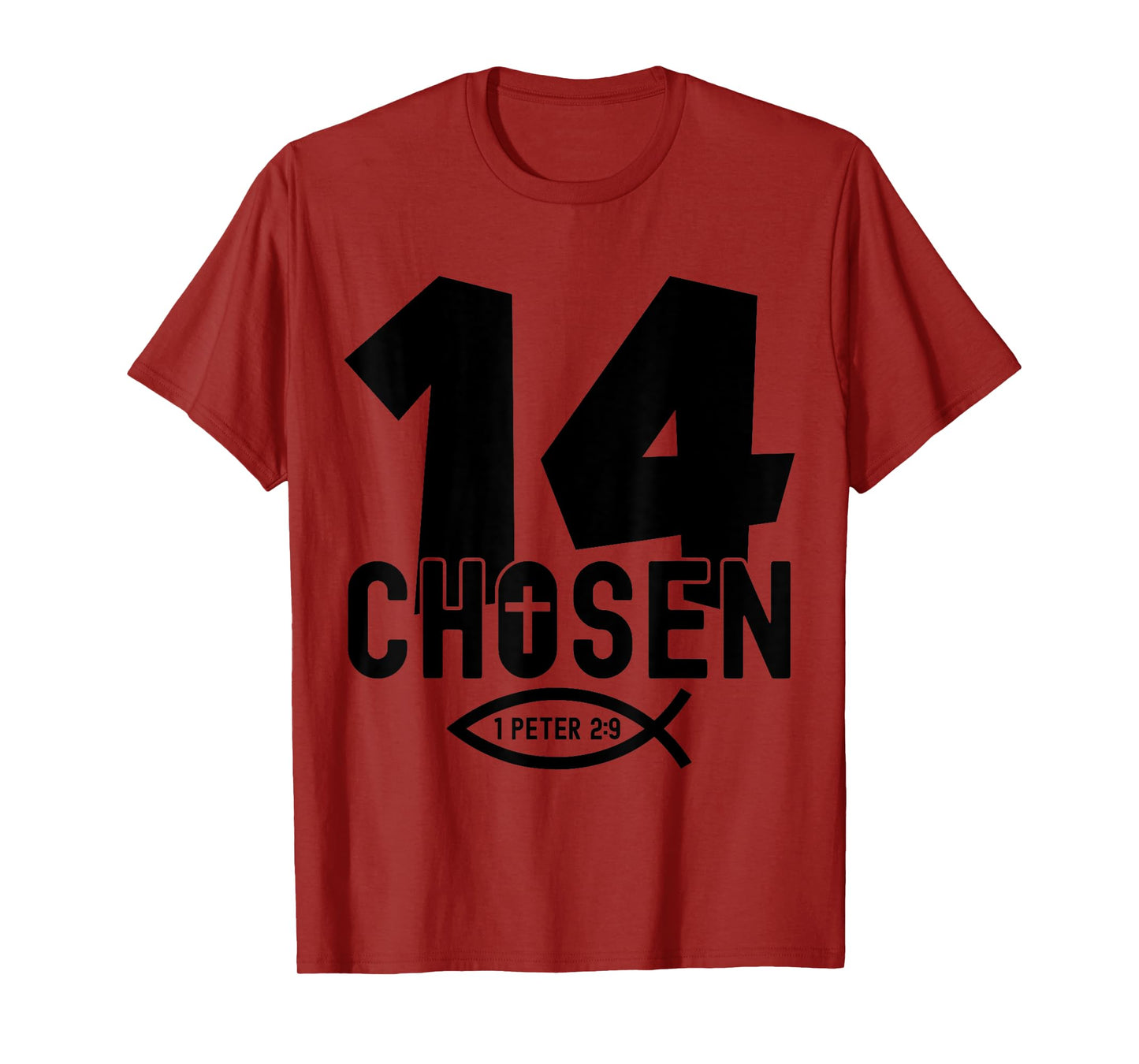 Chosen 14 Religious 14 Years Jesus 14TH Birthday T-Shirt