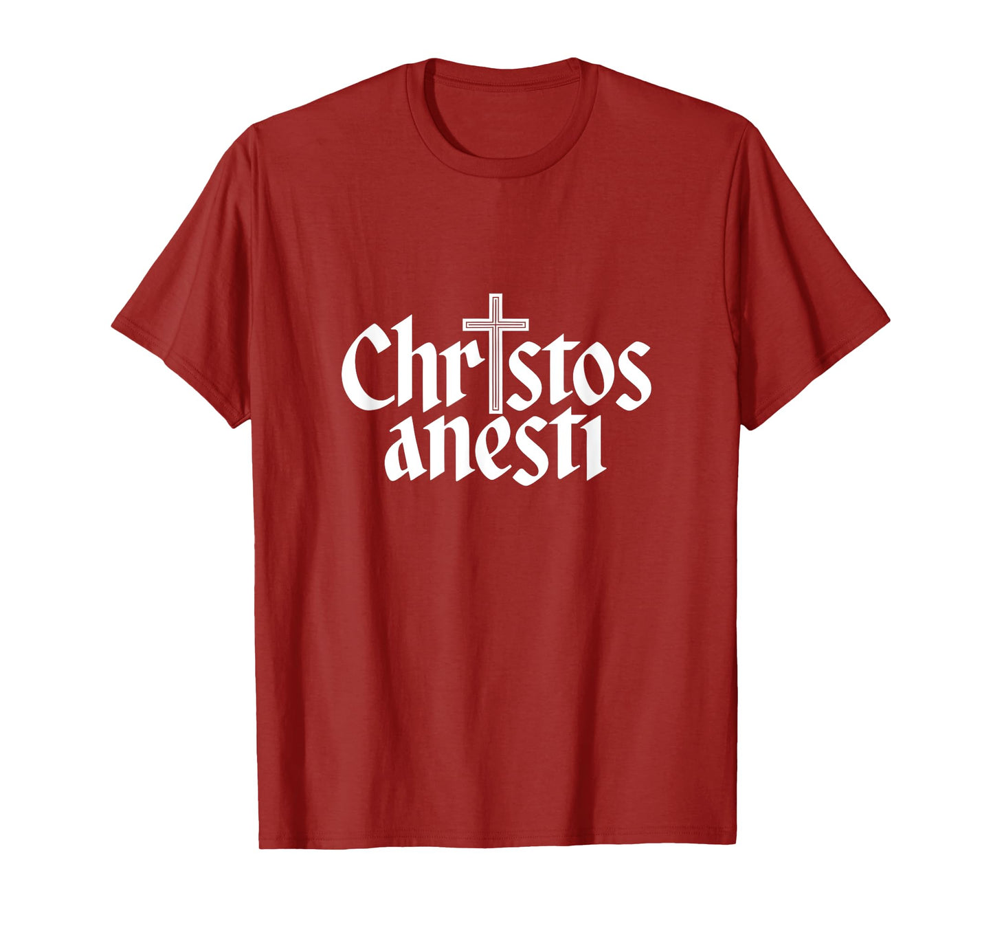 Christos Anesti Religious Orthodox Christian T-Shirt