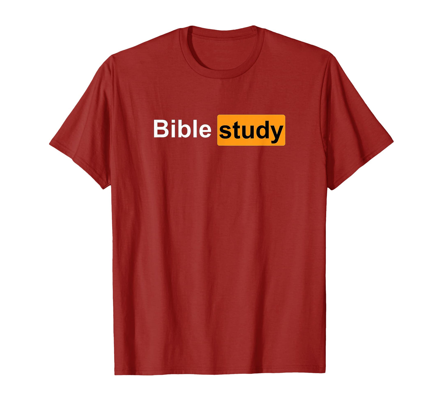 Bible Study Funny Ironic Logo T-Shirt
