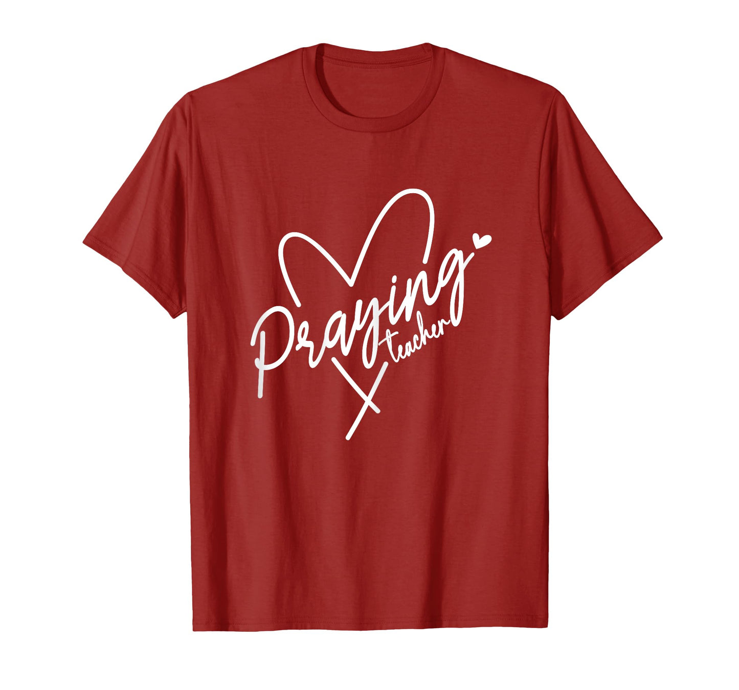 Praying Teacher This Teacher Prays Faith Prayer Warrior Hear Women T-Shirt
