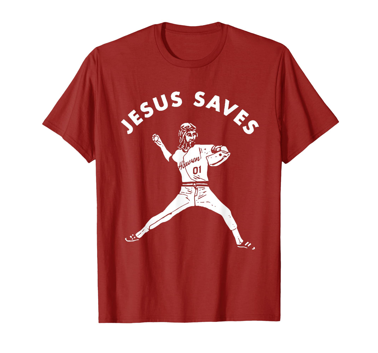 Jesus Saves Shirt Religious Christian Faith Baseball T-Shirt