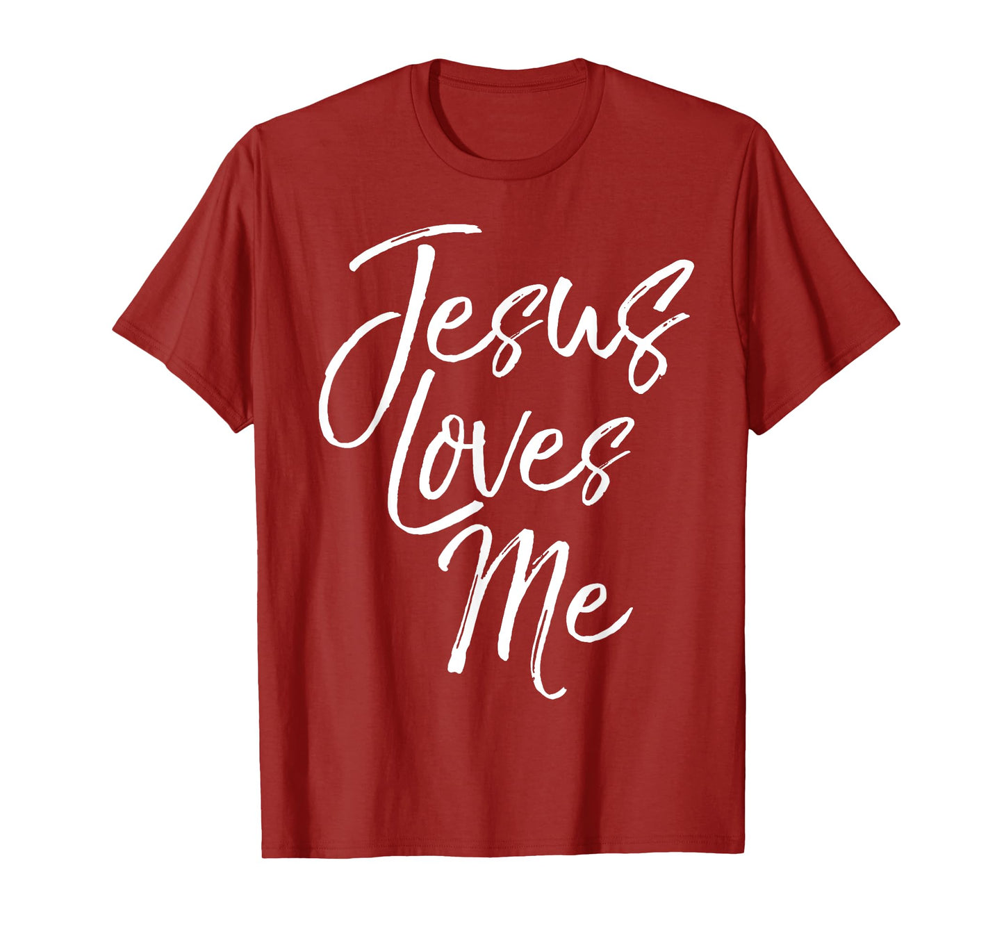 Christian Love Quote Gift for New Believers Jesus Loves Me T-Shirt