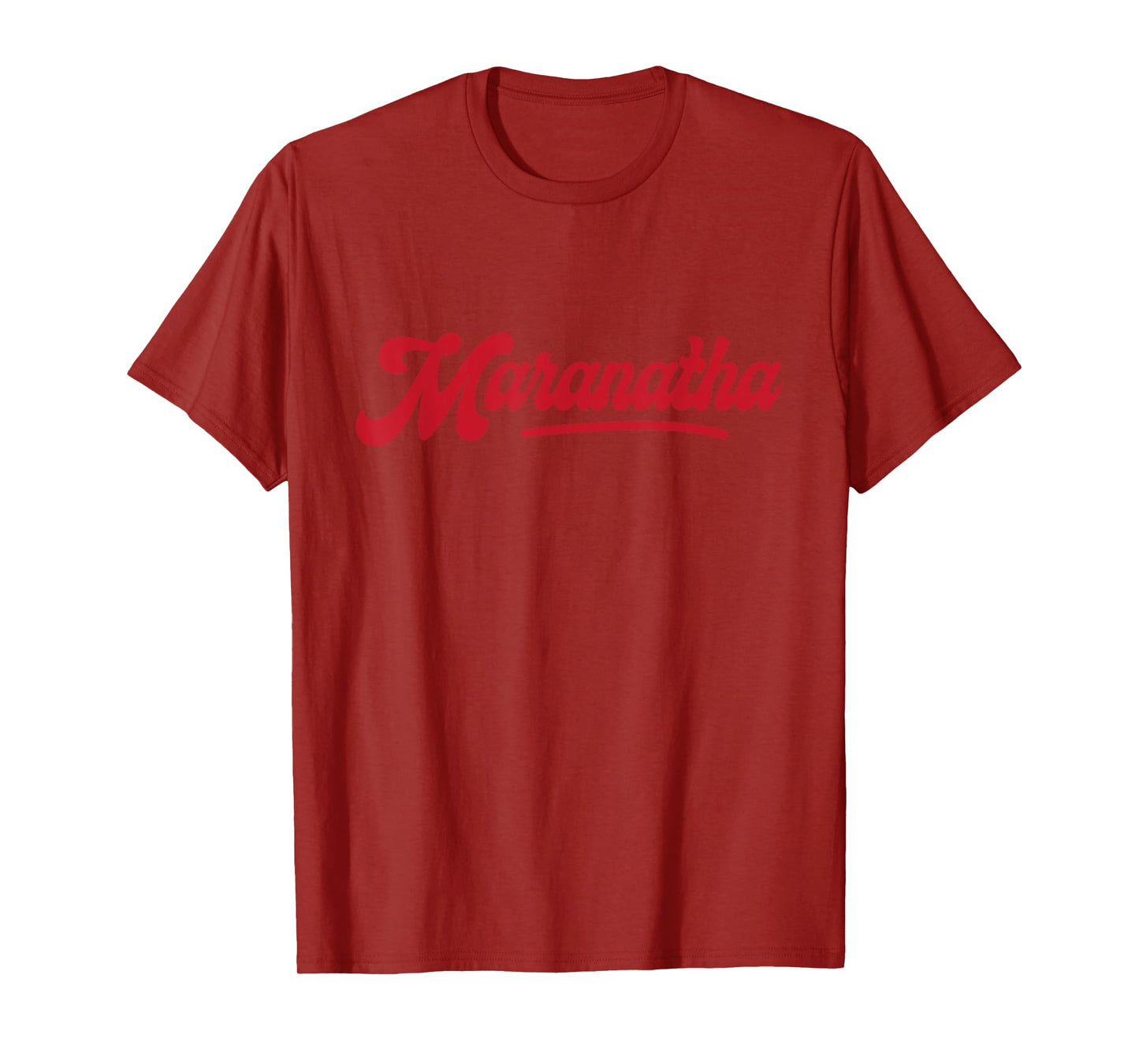 Maranatha - Baseball Themed Christian Apparel - Church T-Shirt