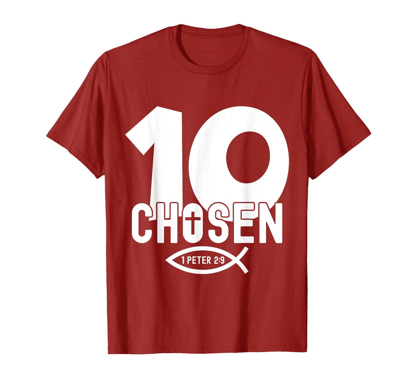 Religious Chosen 10 Years Jesus 10TH Birthday T-Shirt