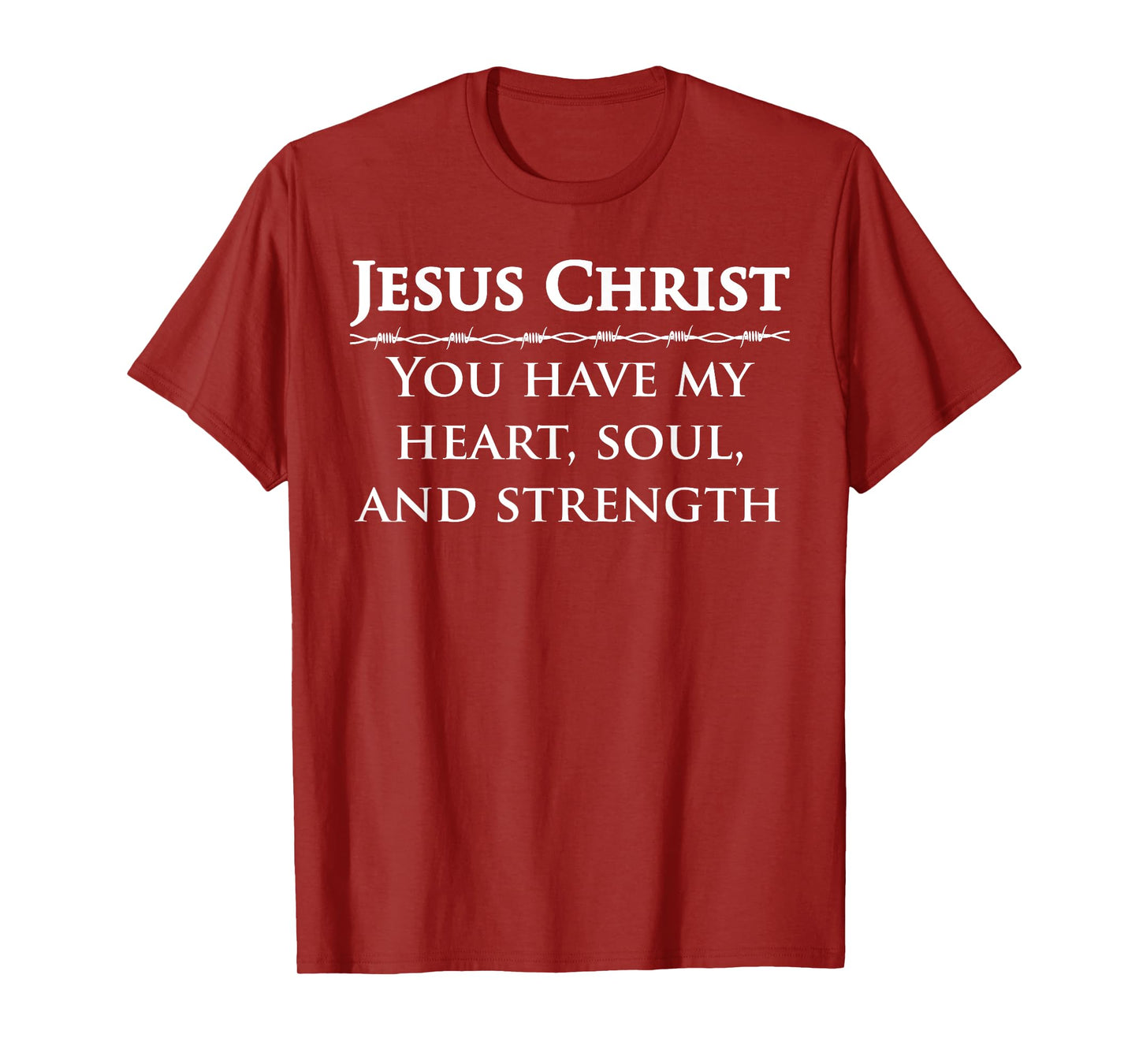 Deuteronomy 6 5 Bible Verse Study Jesus Christ My Heart Pure T-Shirt