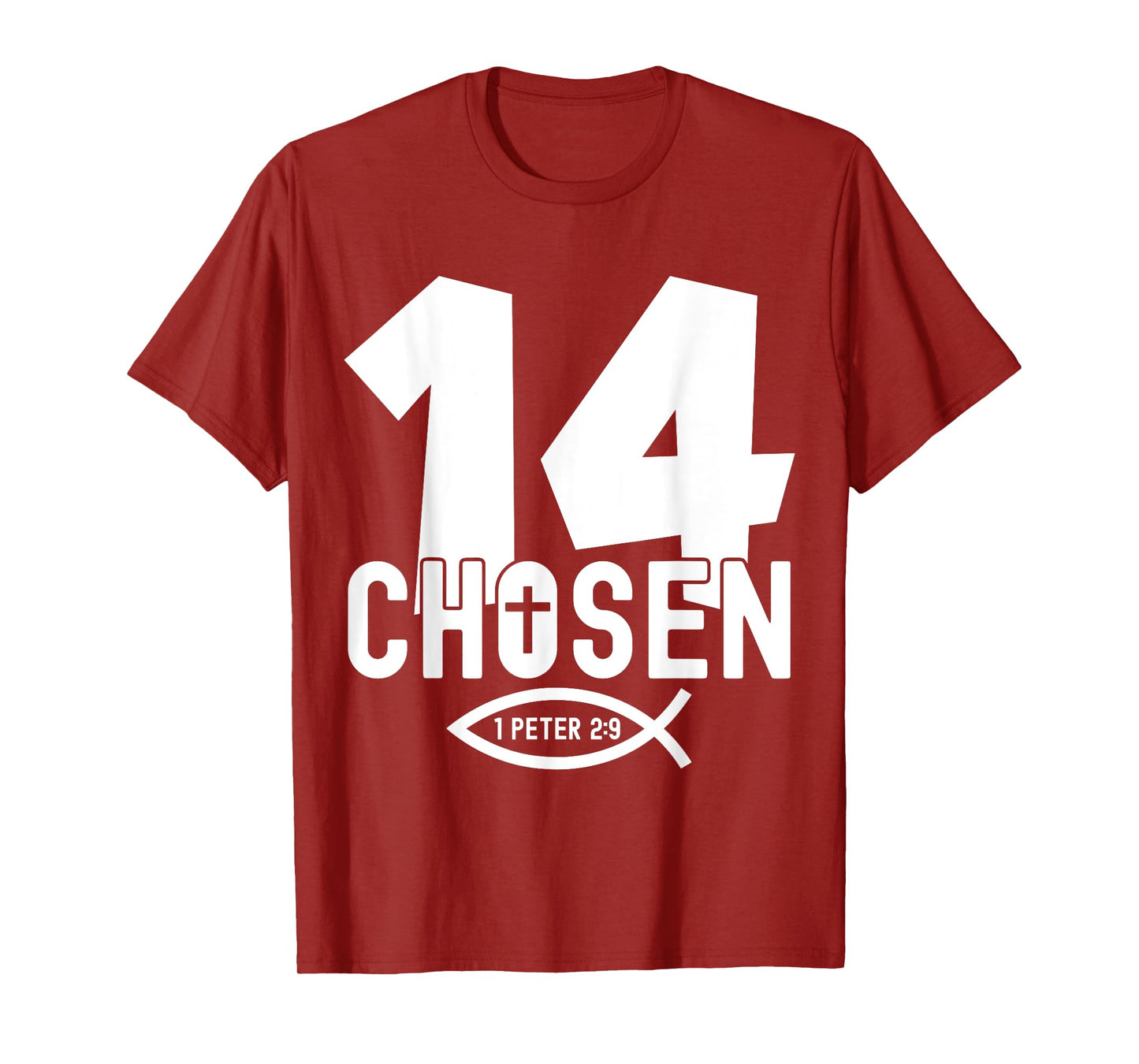 Religious Chosen 14 Years Jesus 14TH Birthday T-Shirt