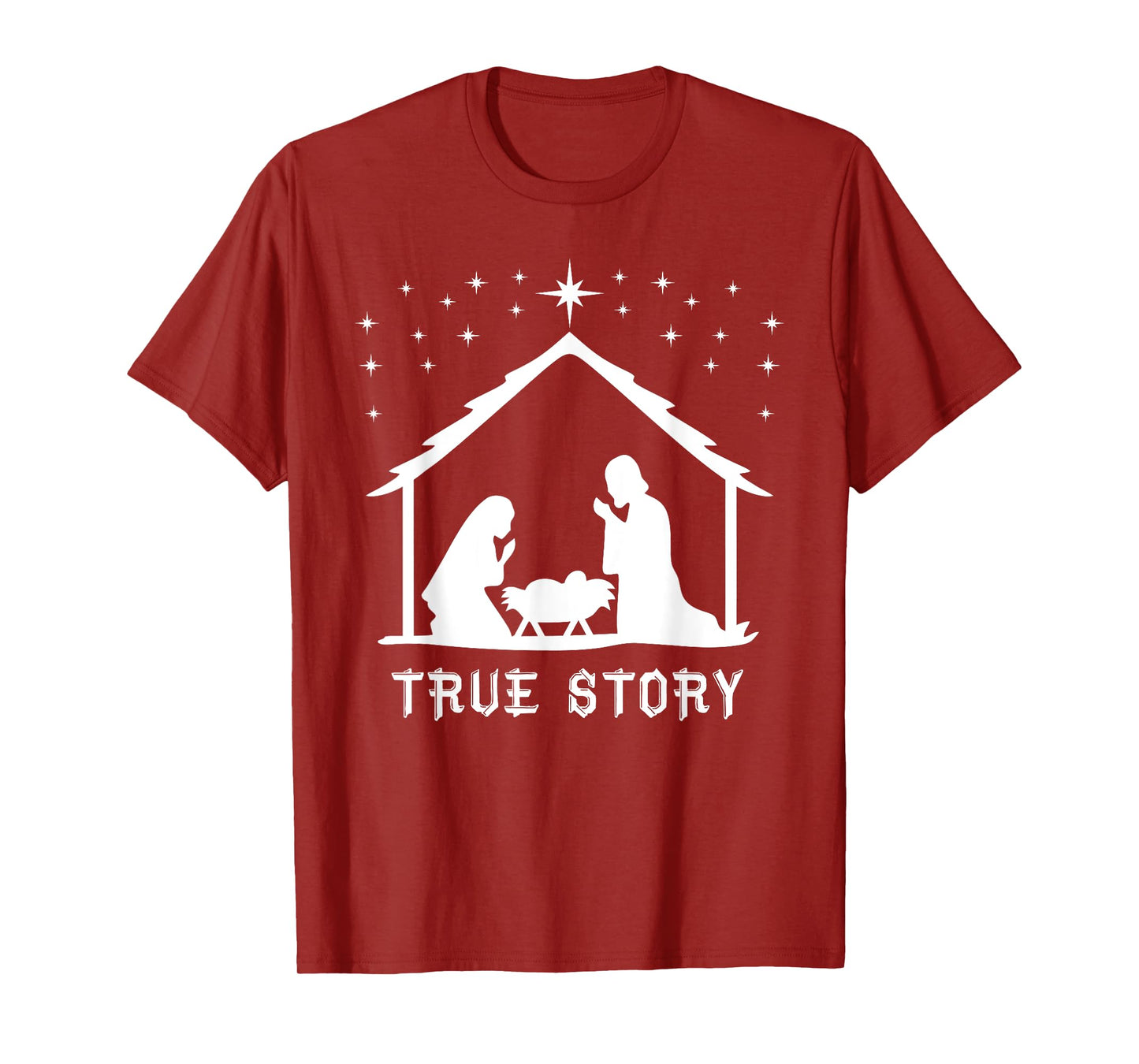 True Story of Jesus Birth Christmas Nativity Catholic T-Shirt