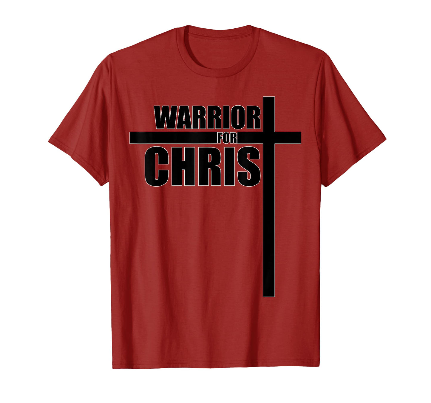 Positive And Encouraging Christian Cross Warrior For Christ T-Shirt