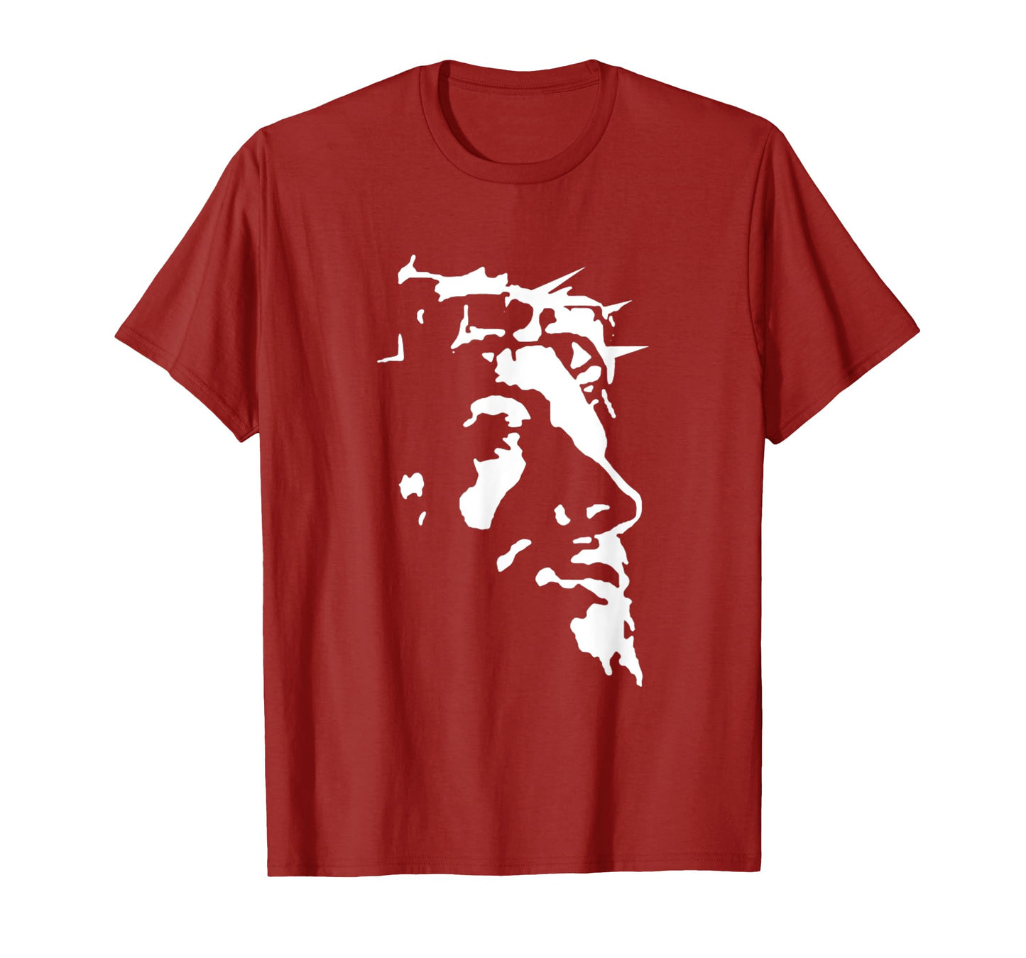 Jesus Christ Face With Crown Of Thorns God Bible T-Shirt