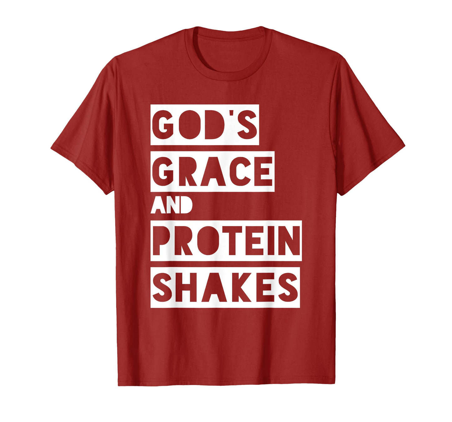 Christian Bodybuilding Workout Gym Design for God's Grace T-Shirt