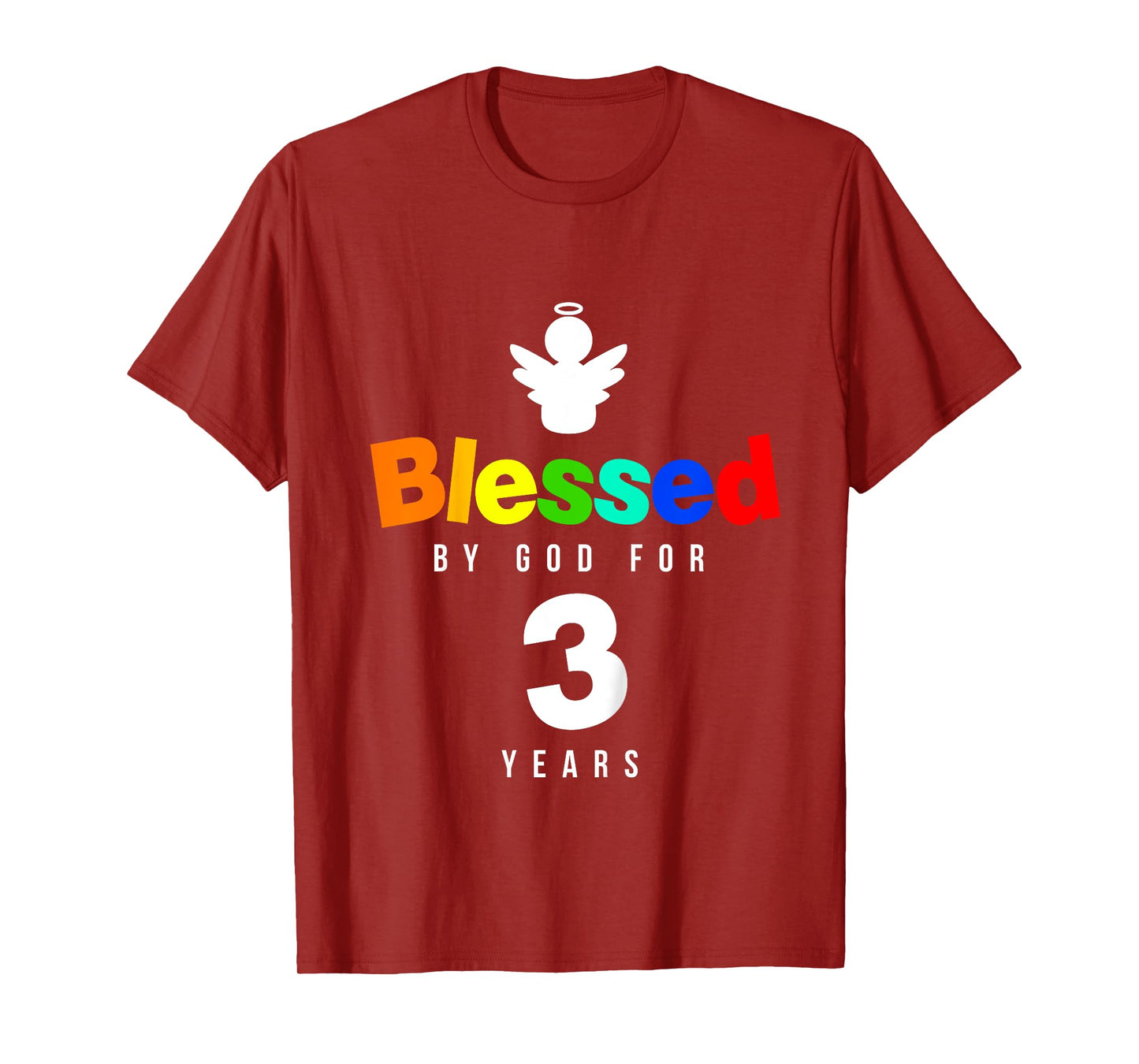 3rd Birthday Christian gift Blessed by God for 3 years old T-Shirt
