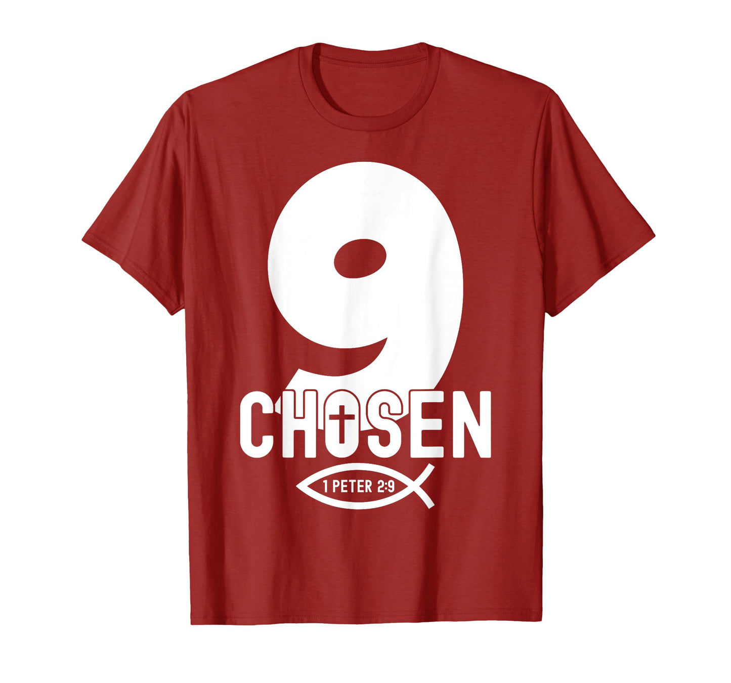 Religious Chosen 9 Years Jesus 9TH Birthday T-Shirt