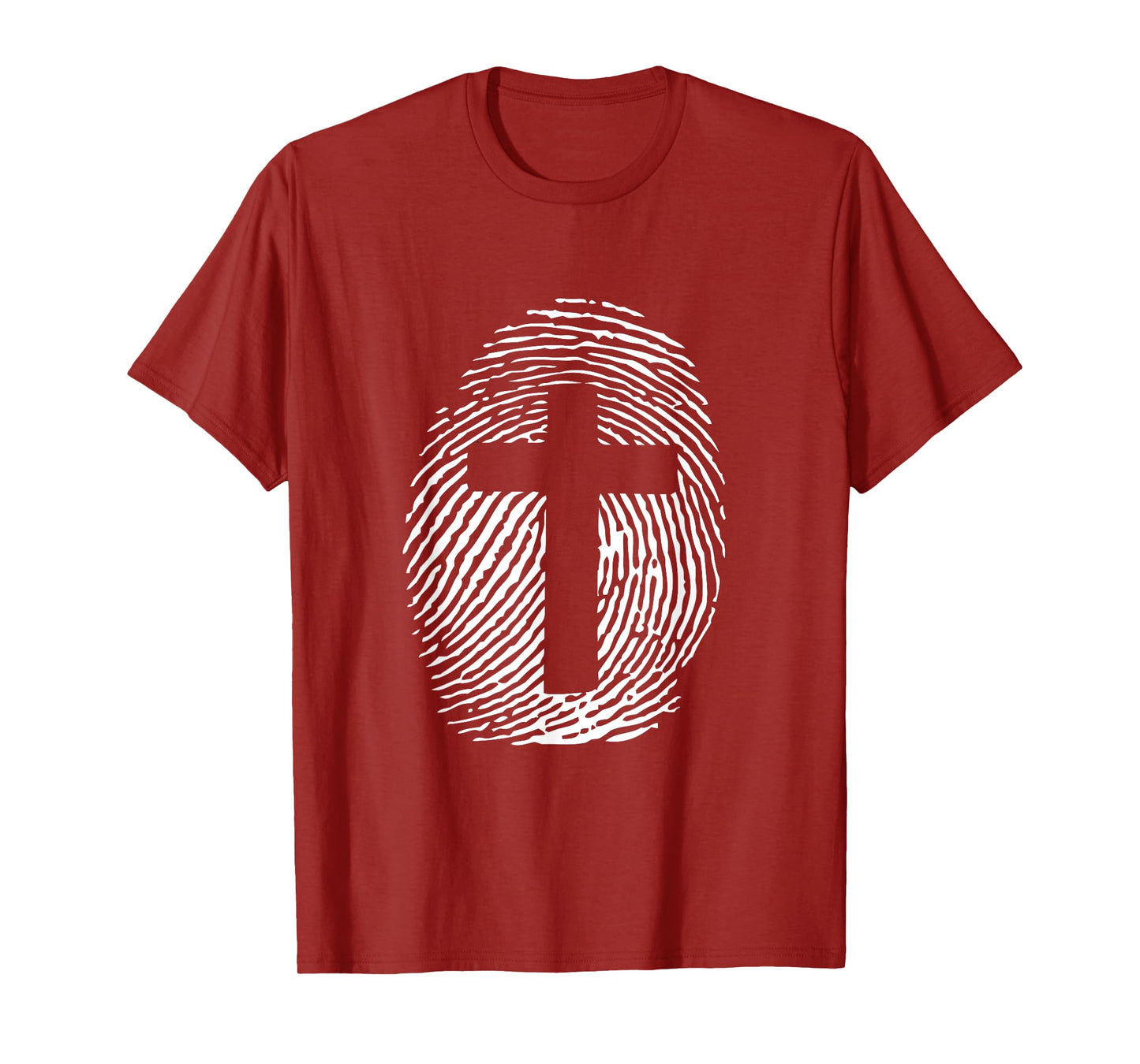 Formed in His Image of Jesus Cross Thumbprint Art T-Shirt