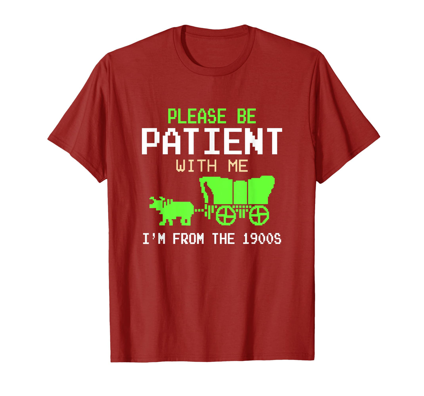 Please Be Patient With Me I'm From the 1900s vintage Funny T-Shirt