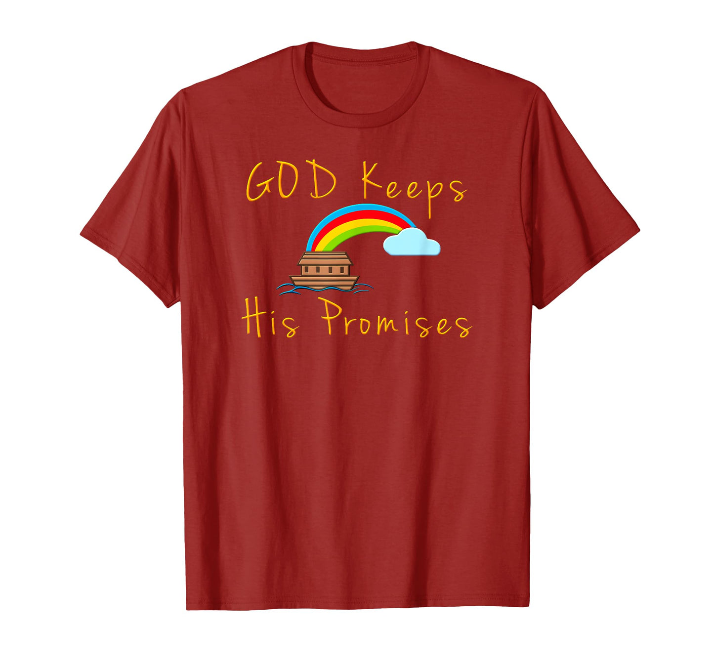 Cute Noahs Ark Genesis 9:13 God Keeps His Promises Christian T-Shirt