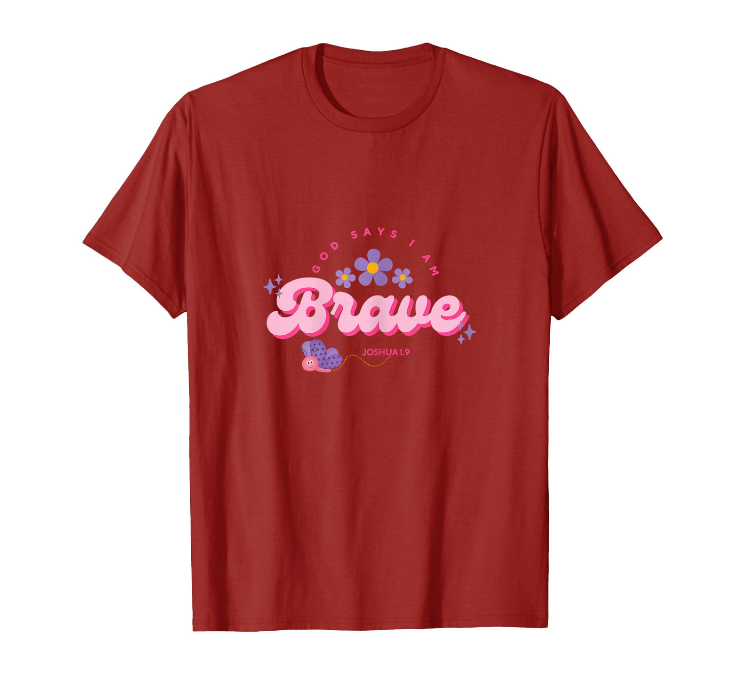 God Say's I Am Brave, Women, Youth and Girls T-Shirt