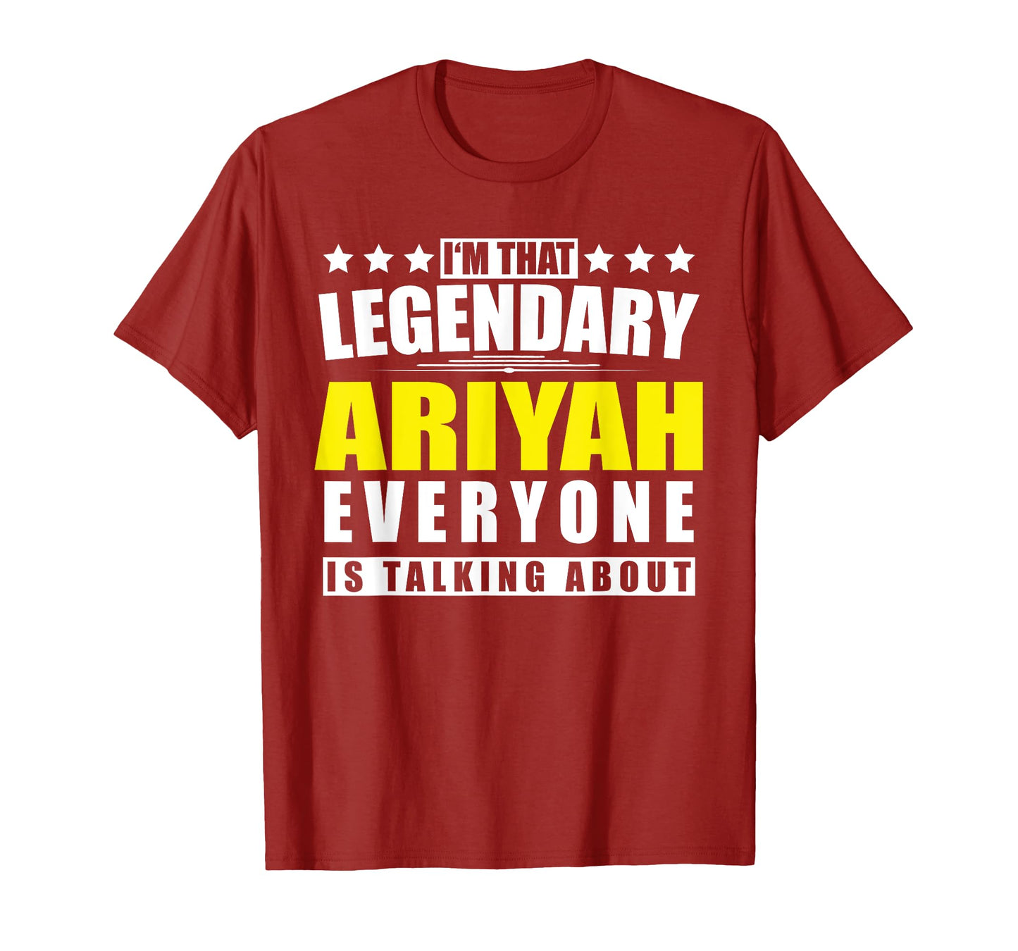 Name Ariyah First Name Gifts - Funny Personalized Gift T-Shirt