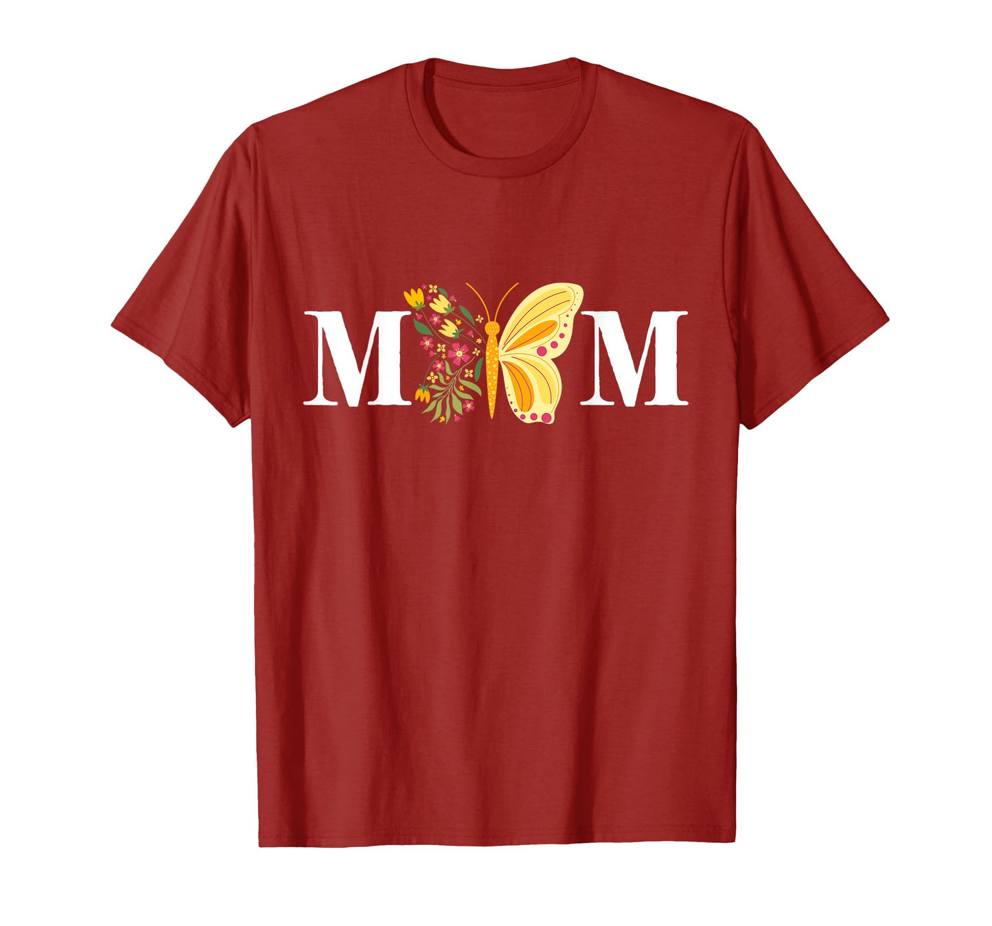 Mother's Day Butterfly Mom Mommy Mama Cute Insect Flower T-Shirt
