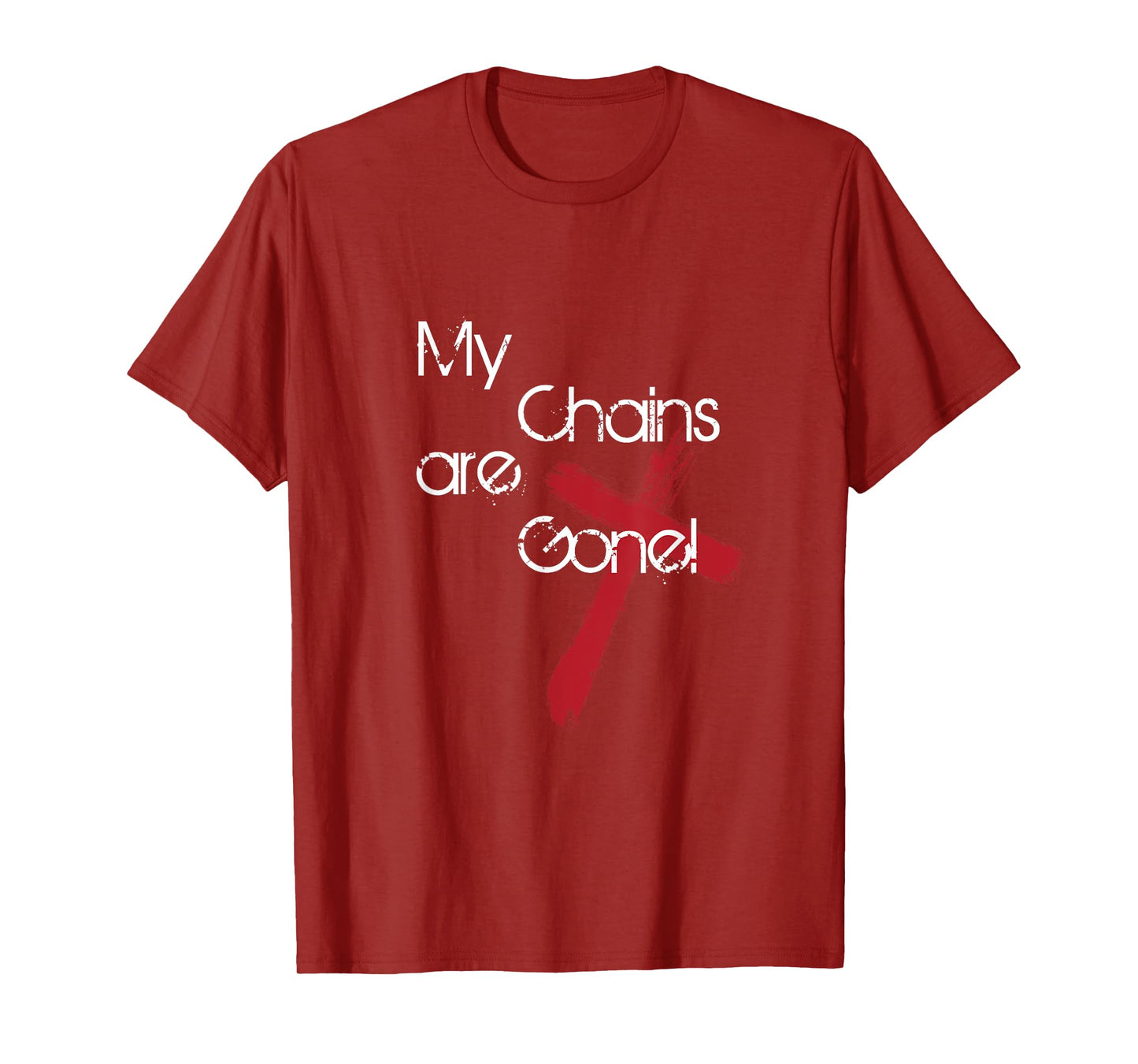 My Chains Are Gone Cross T-Shirt T-Shirt