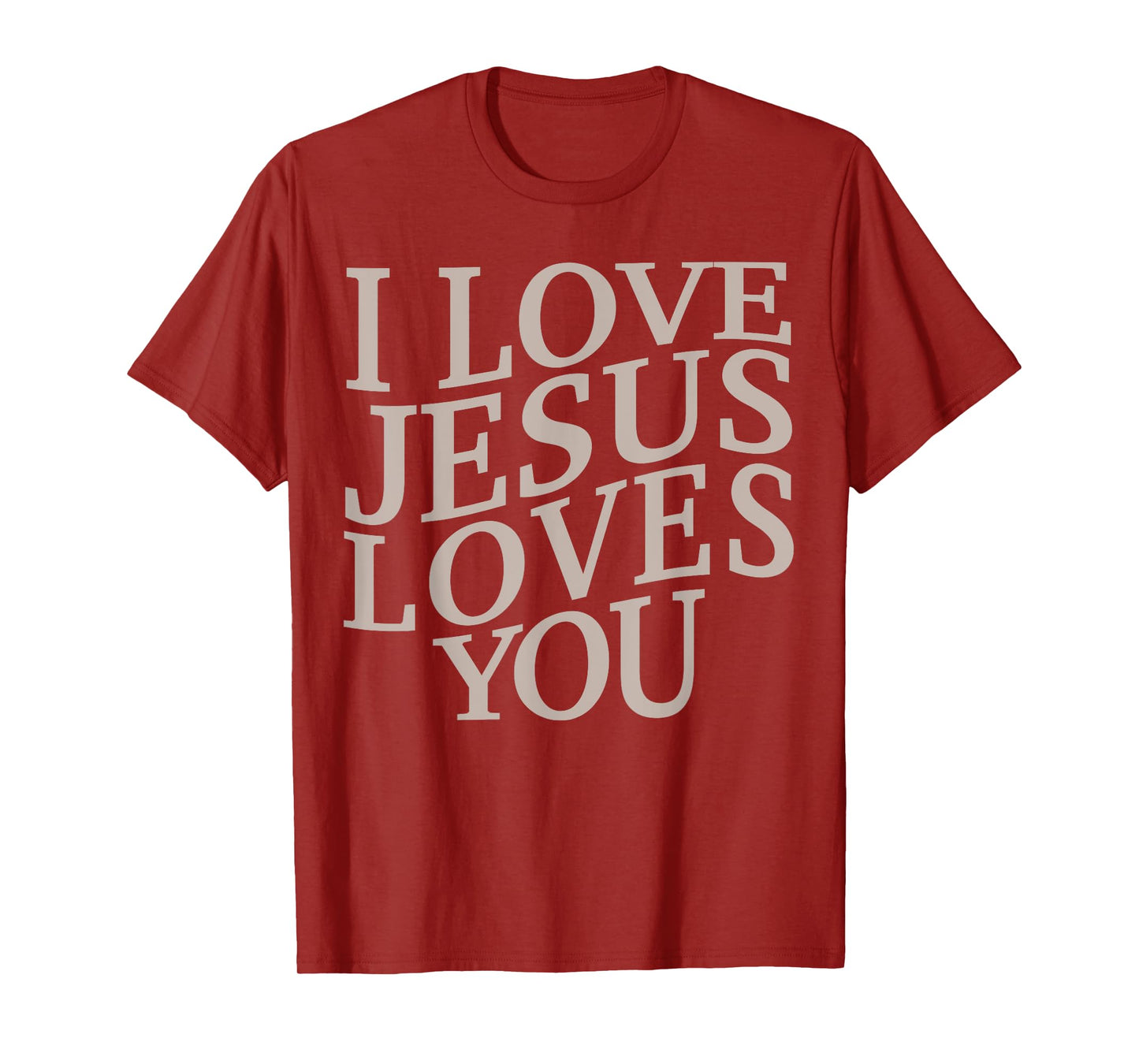 I Love Jesus Loves You Christian Youth Teen Girl Toddler God T-Shirt