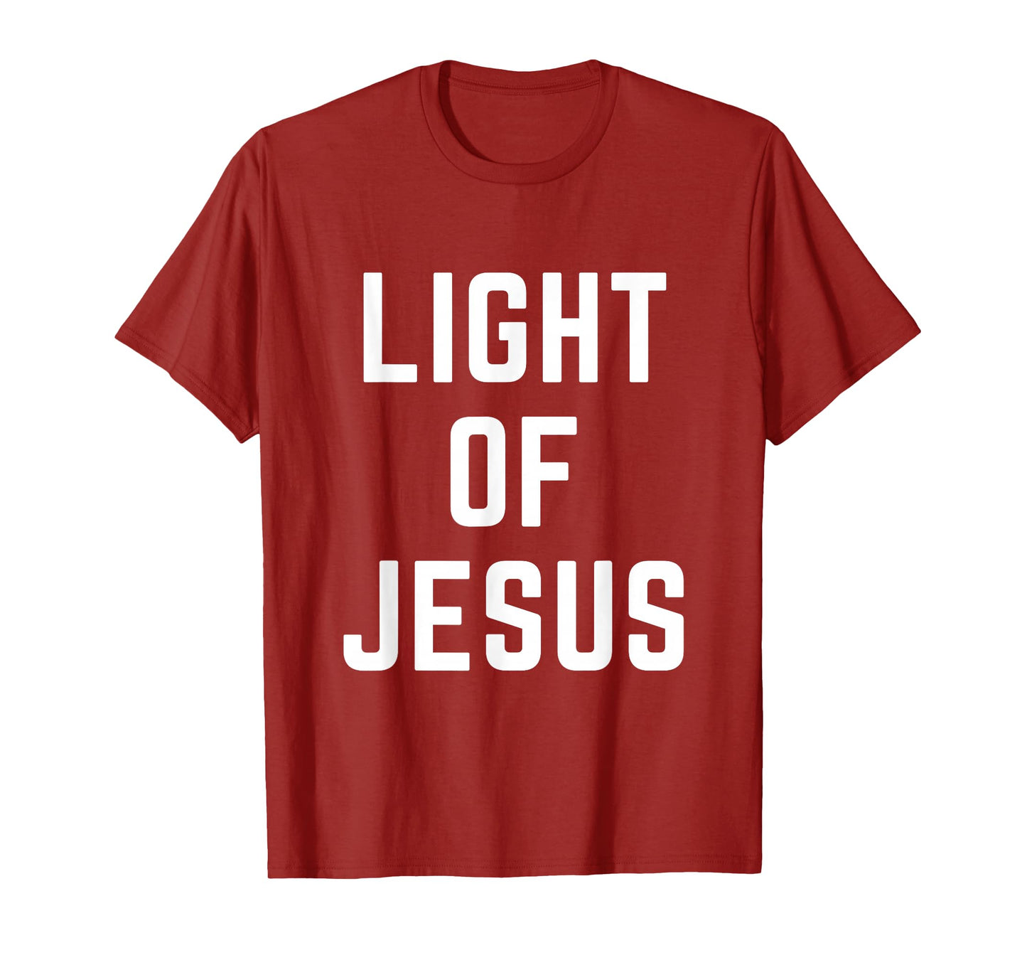 Light of Jesus Christian Faith Bible Worship Apparel T-Shirt
