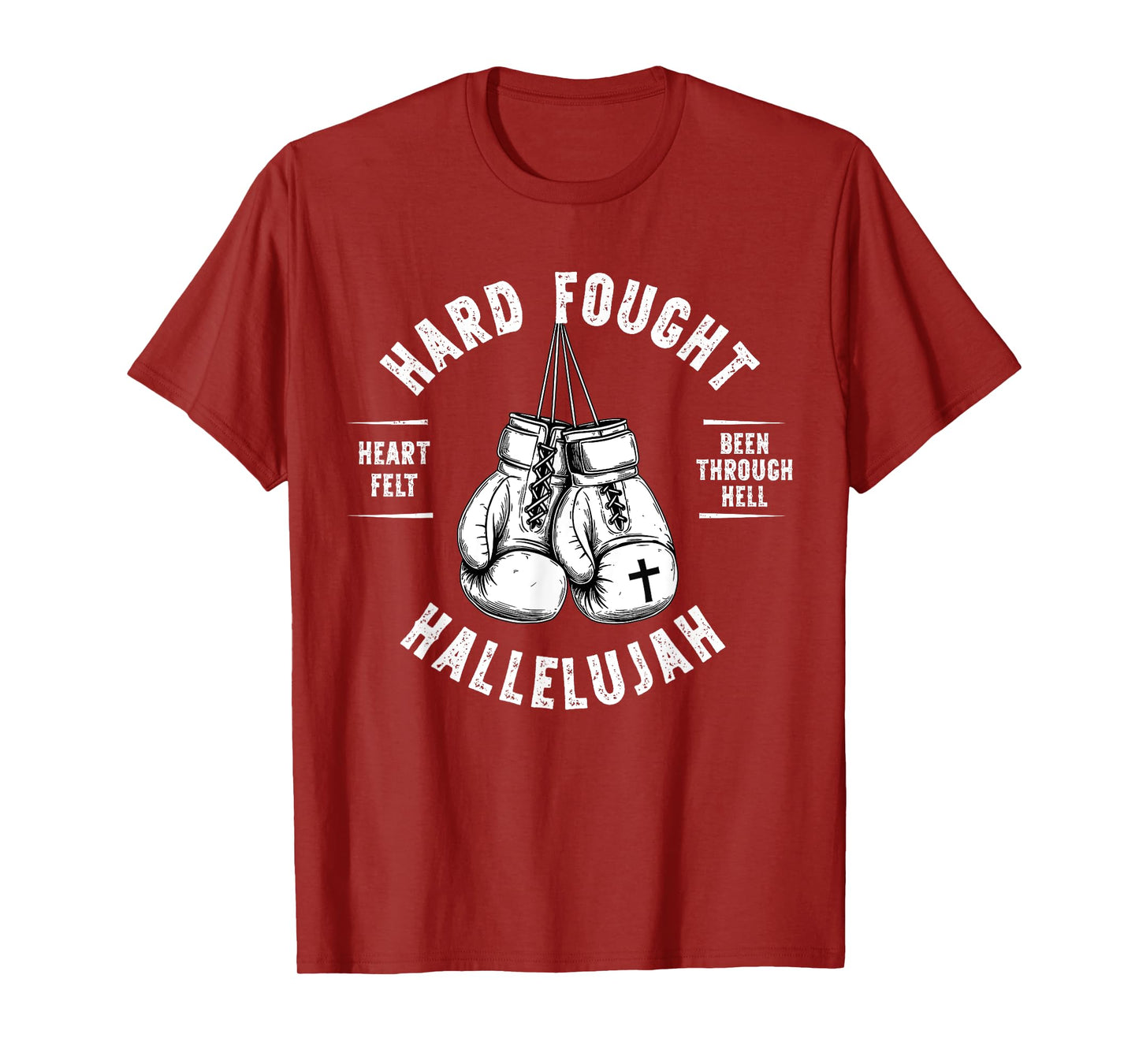 Brandon Hard Fought Hallelujah Praise Jesus Lake Merch T-Shirt