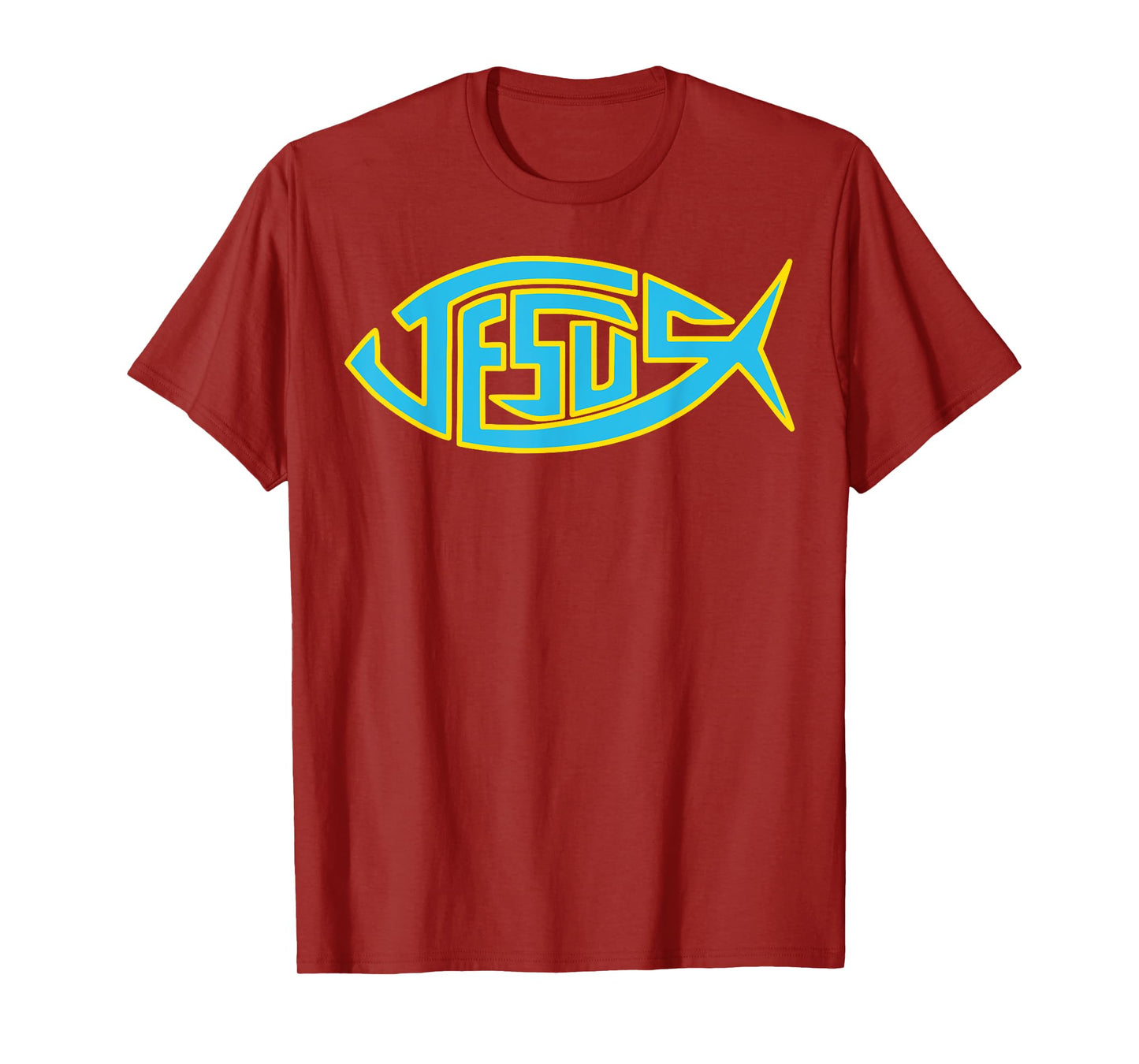 Jesus Fish - Ichthys Symbol - Christian Design For Teen T-Shirt