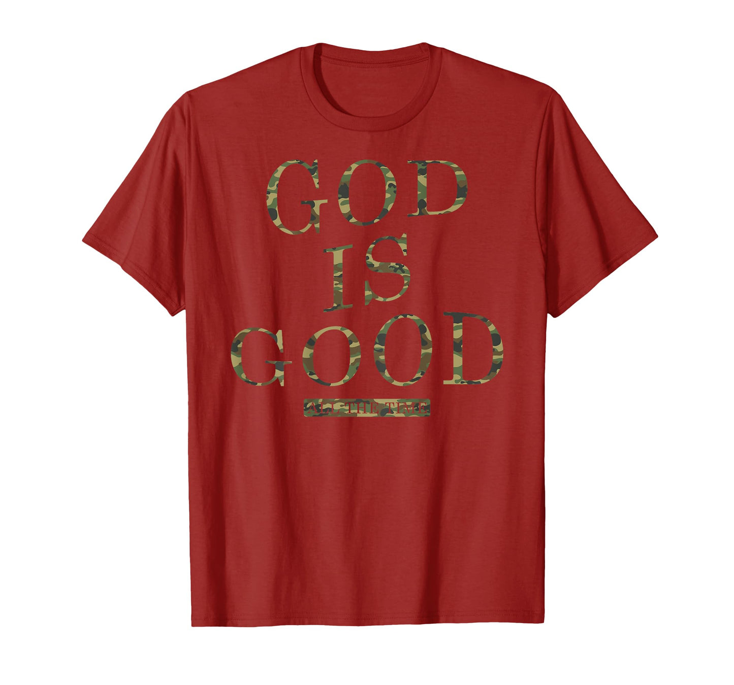 Christian God is Good All The Time Jesus Funny Retro T-Shirt