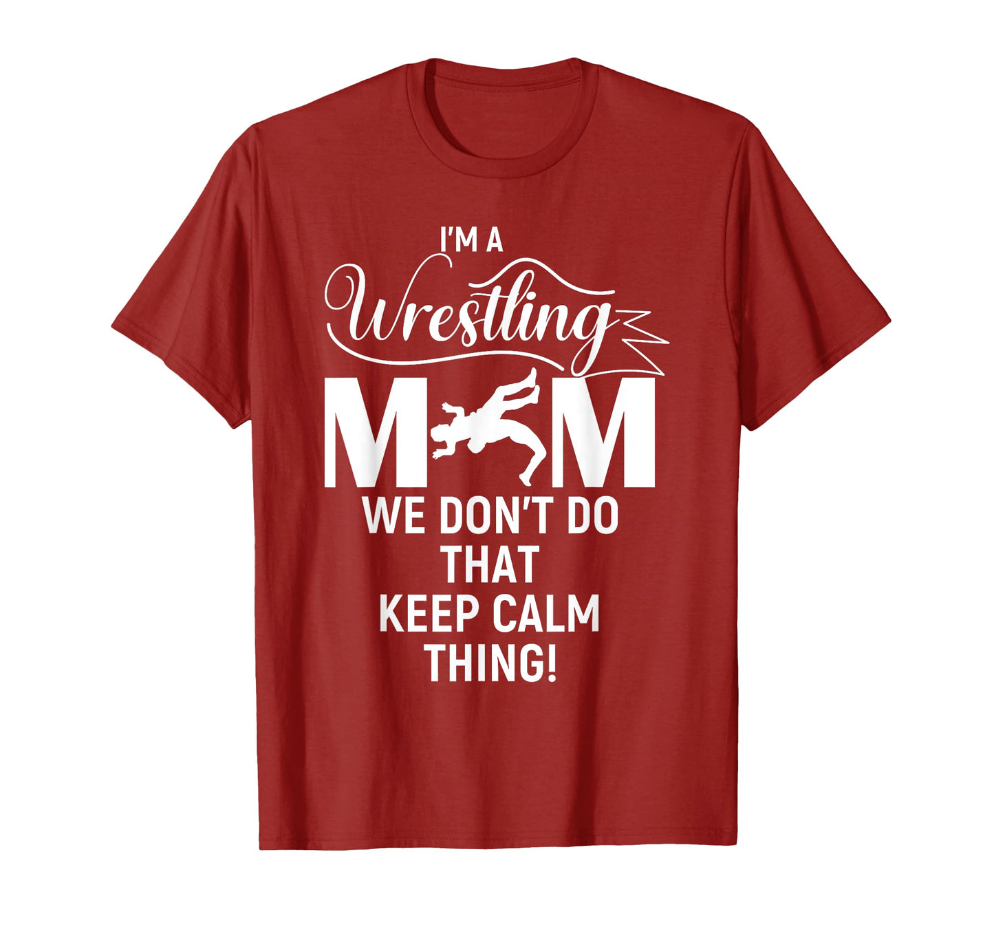 i'm a wrestling mom Funny Girl Wrestling Mom Women Kids T-Shirt