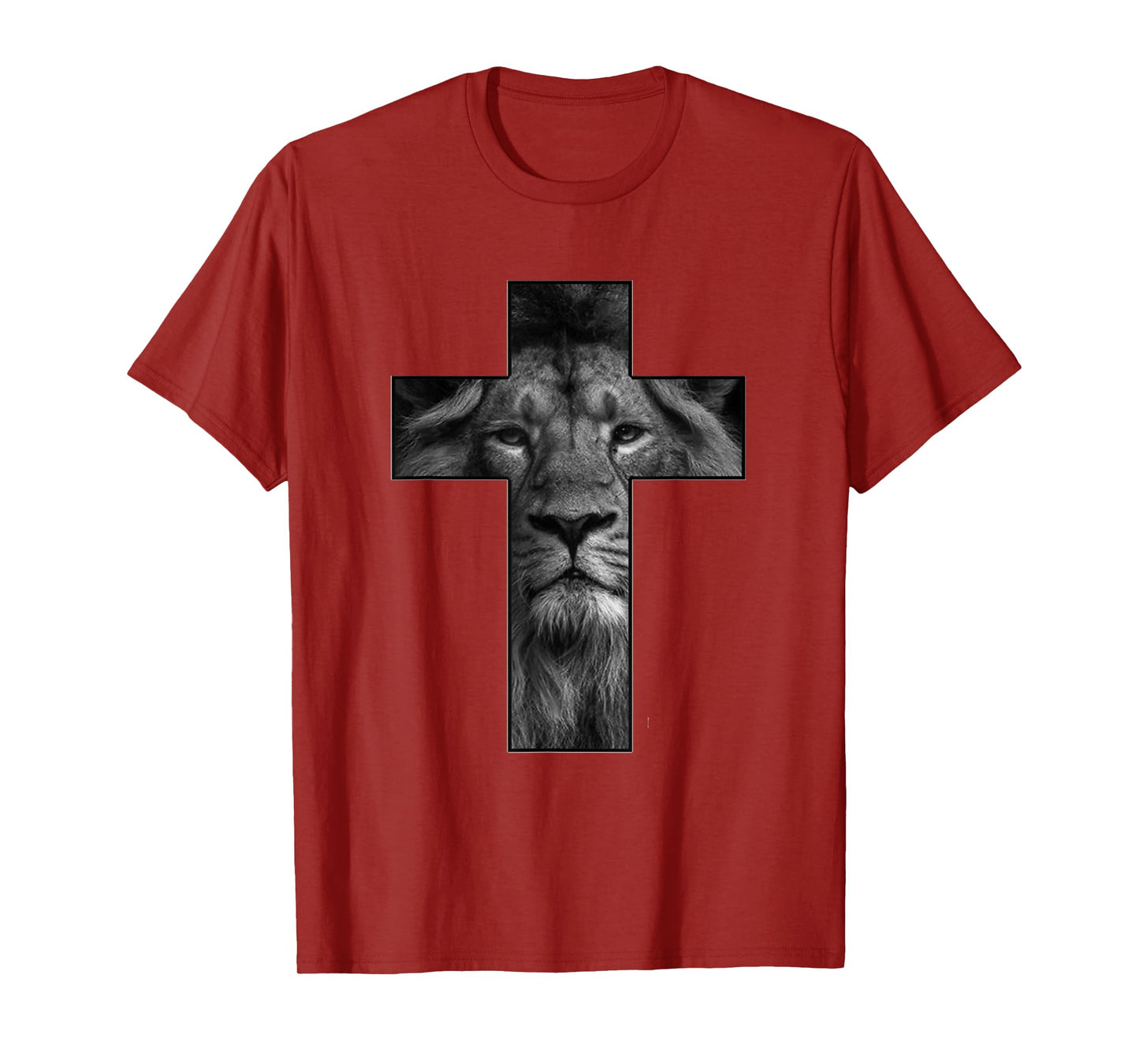 T-shirt Jesus Cross With Lion Face, Faith In God T-Shirt