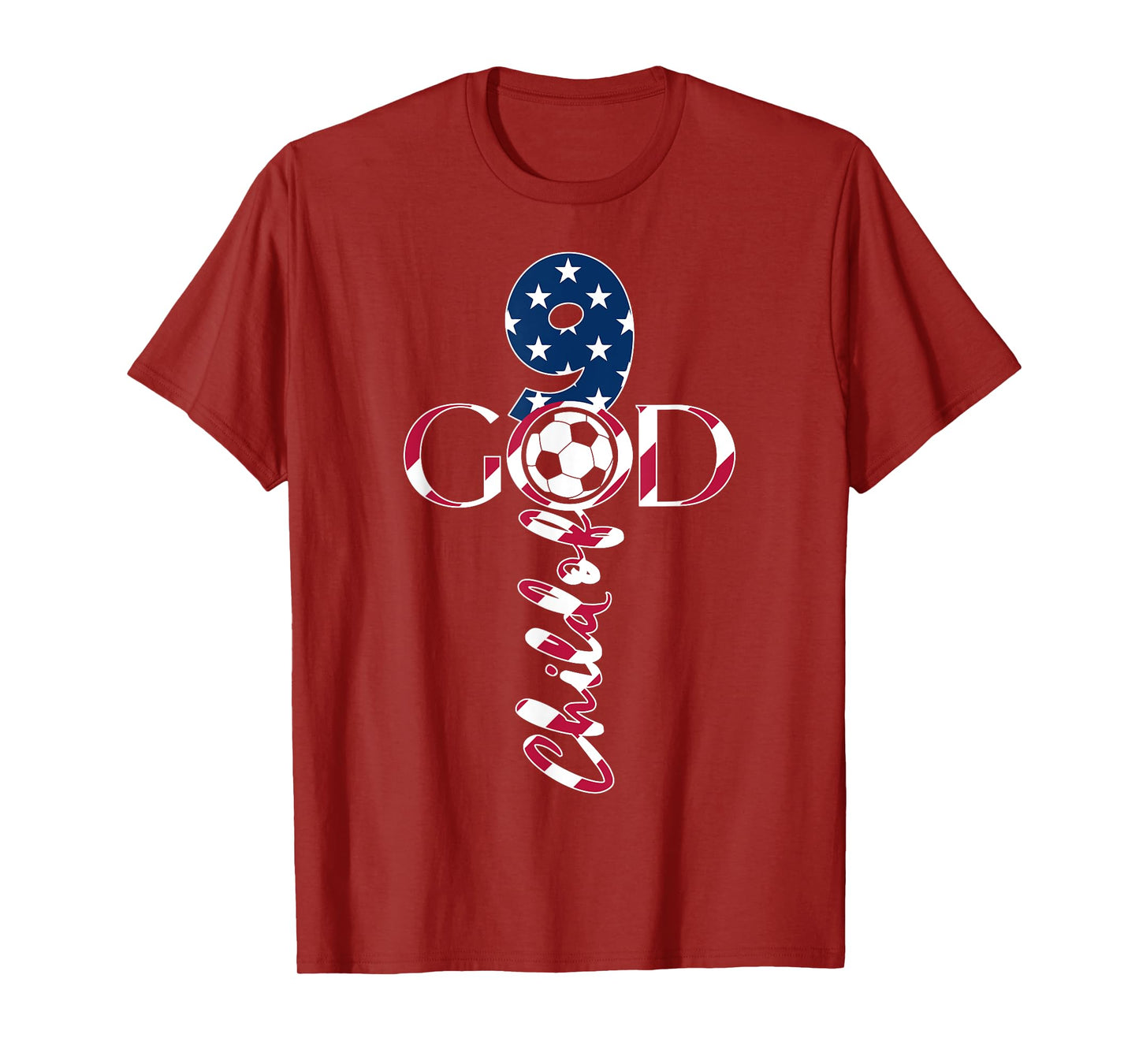 JESUS 9 YEARS CHILD OF GOD SOCCER 9TH BIRTHDAY T-Shirt