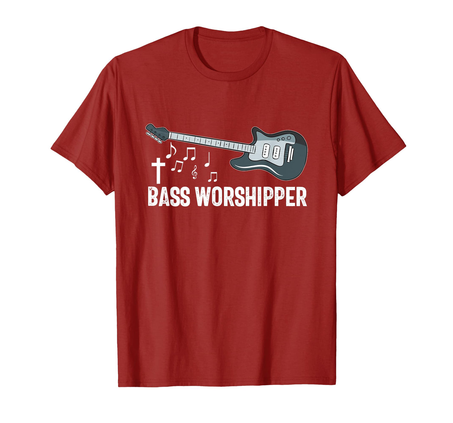 Christian Bass Guitar Player Worship Jesus Bassist Music T-Shirt